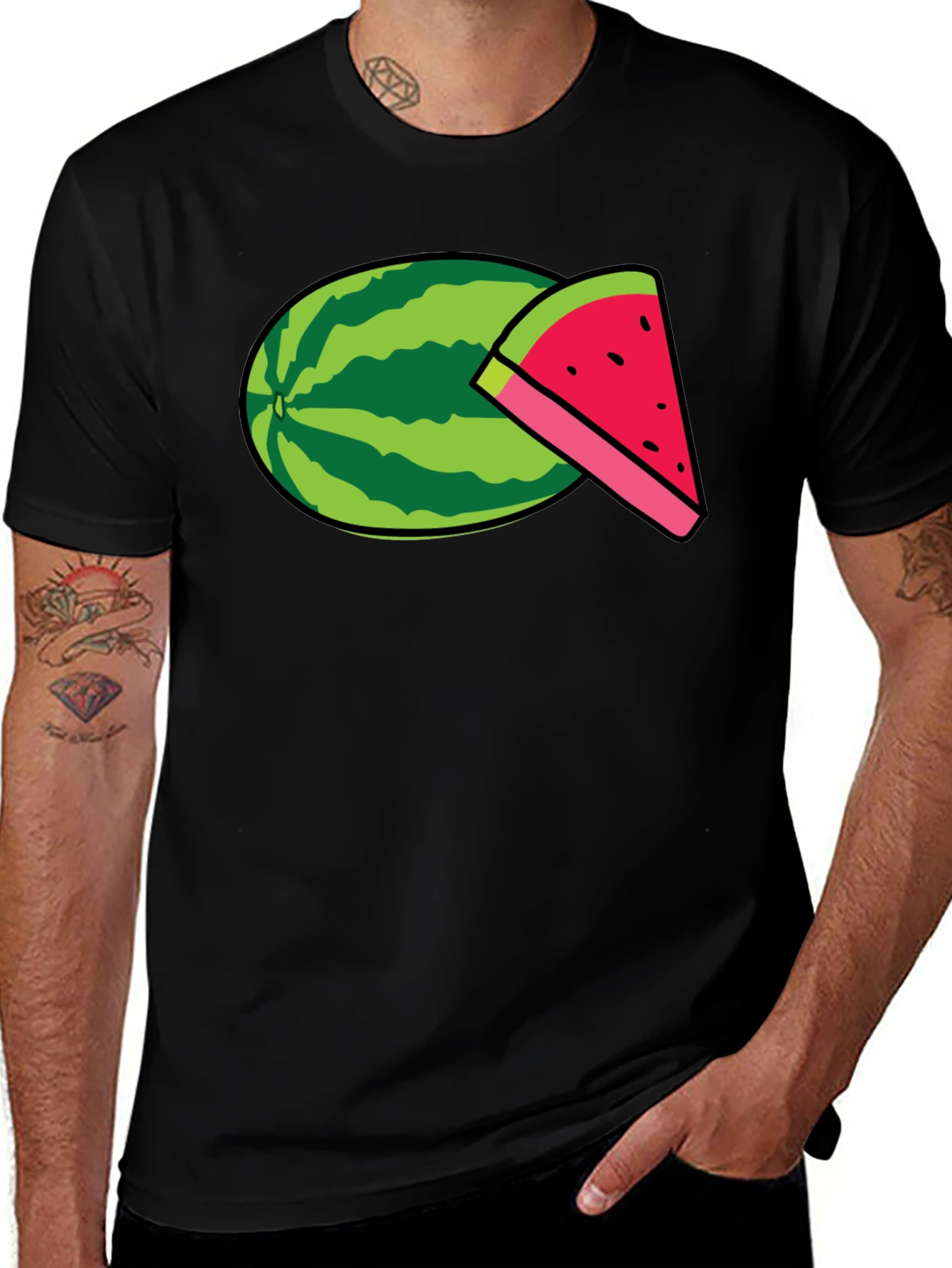 Watermelon Graphic Tee - Summer Fun