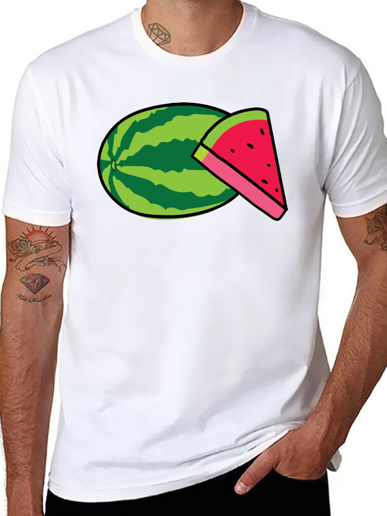 Watermelon Graphic Tee - Summer Fun
