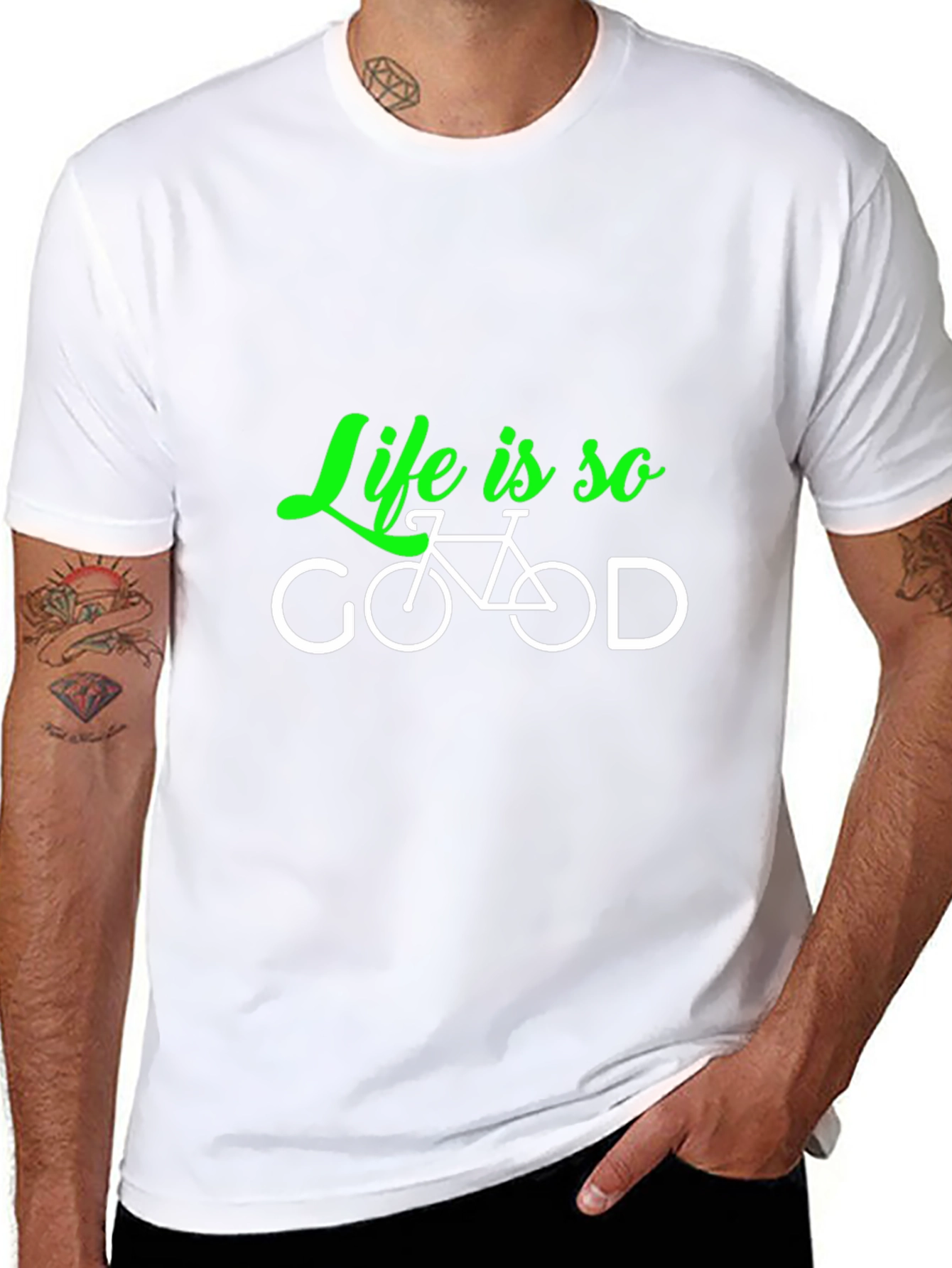 Life is so Good Bicycle T-Shirt