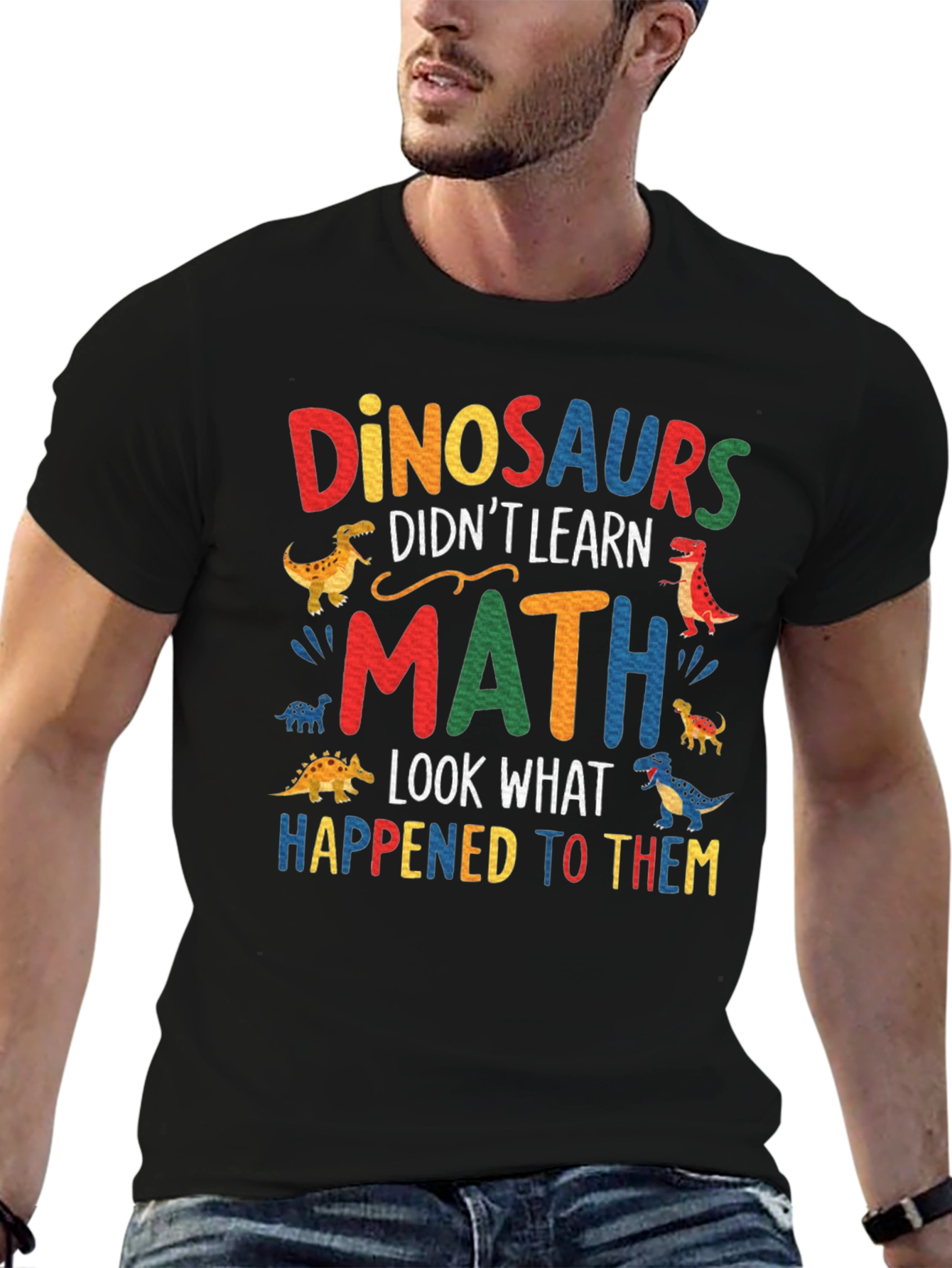 Dinosaurs Didnt Learn Math T-Shirt