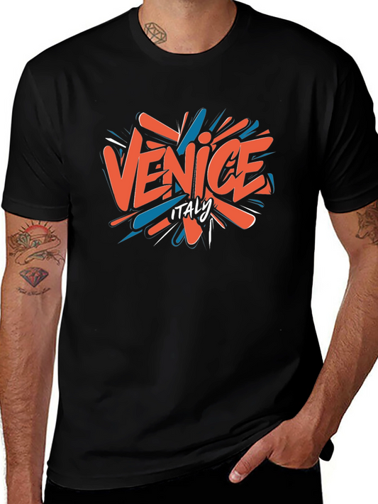 Venice Italy Graphic T-Shirt - Modern Style