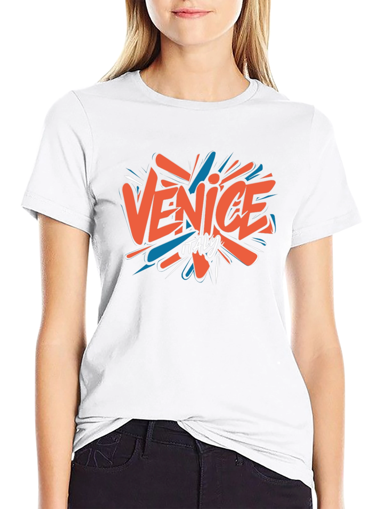 Venice Italy Graphic T-Shirt - Modern Style