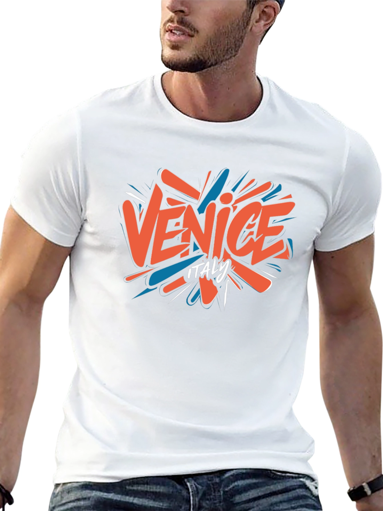 Venice Italy Graphic T-Shirt - Modern Style