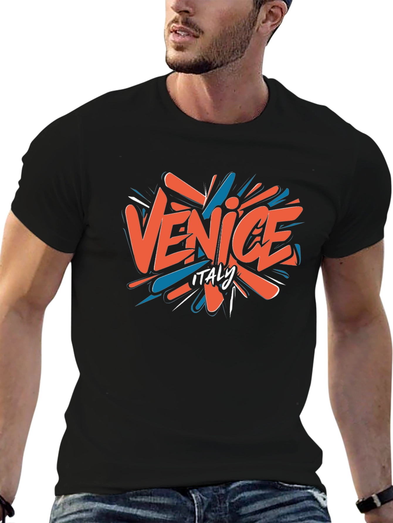 Venice Italy Graphic T-Shirt - Modern Style