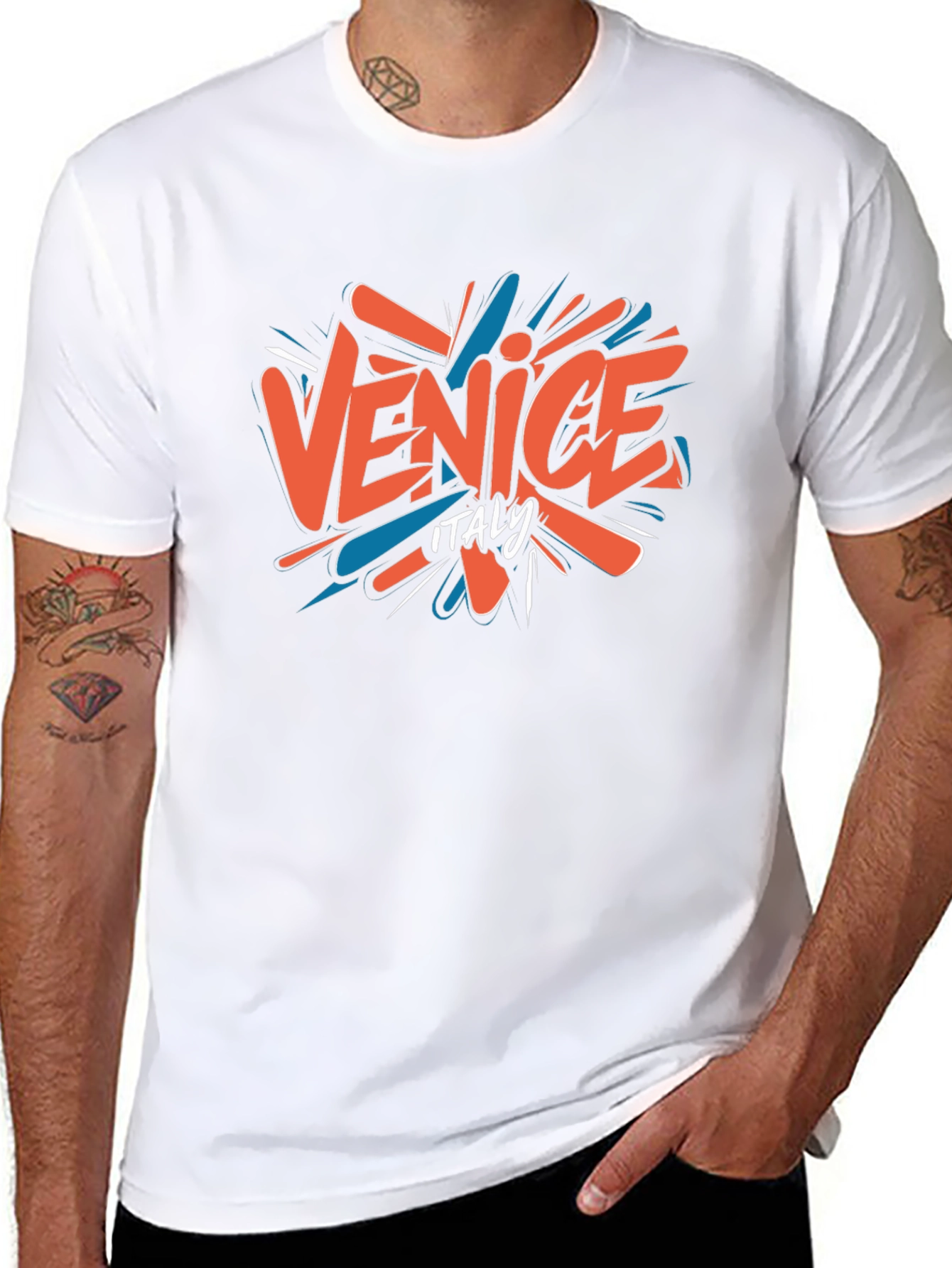 Venice Italy Graphic T-Shirt - Modern Style