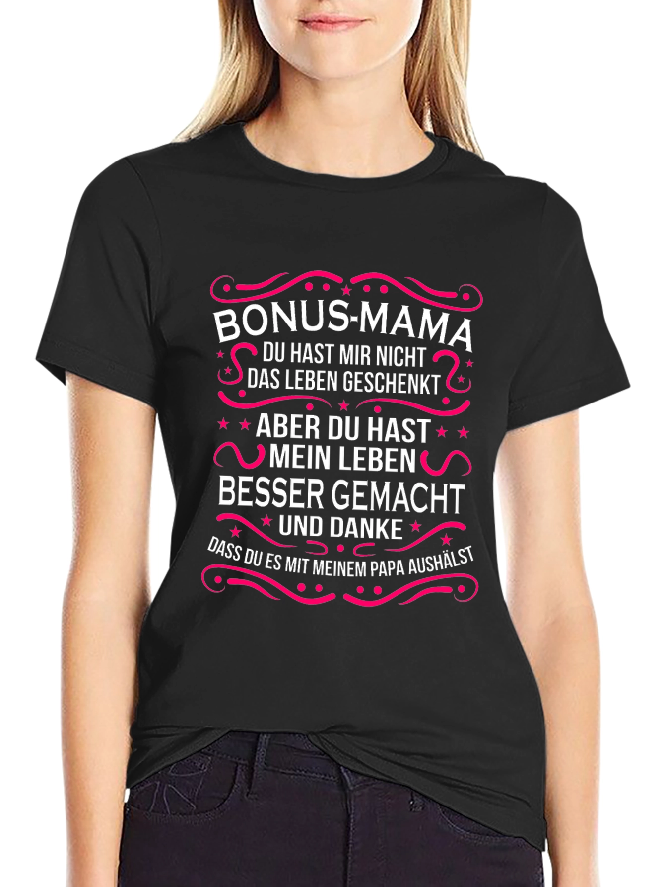 Bonus Mama T-Shirt - German Text Design