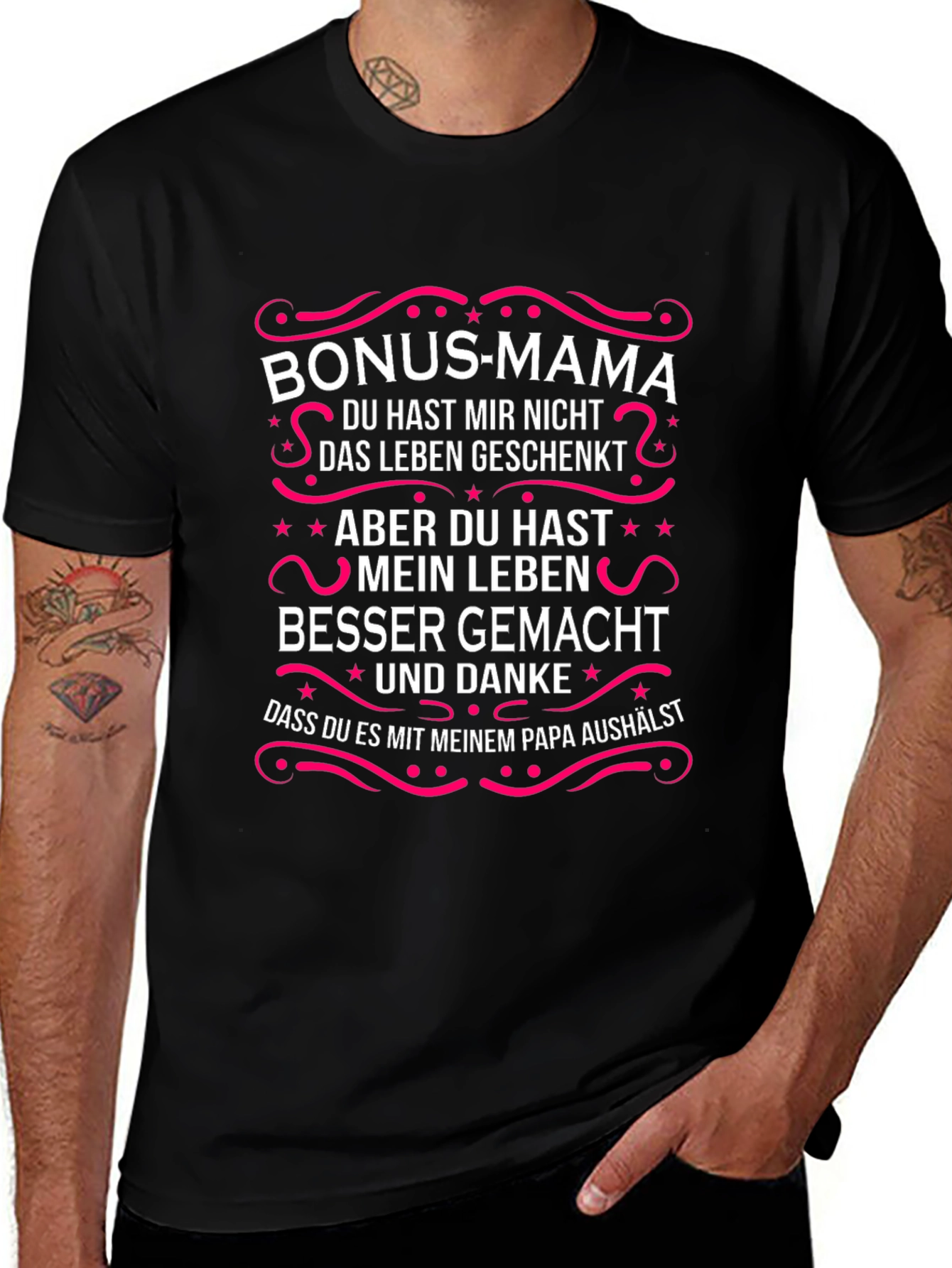 Bonus Mama T-Shirt - German Text Design