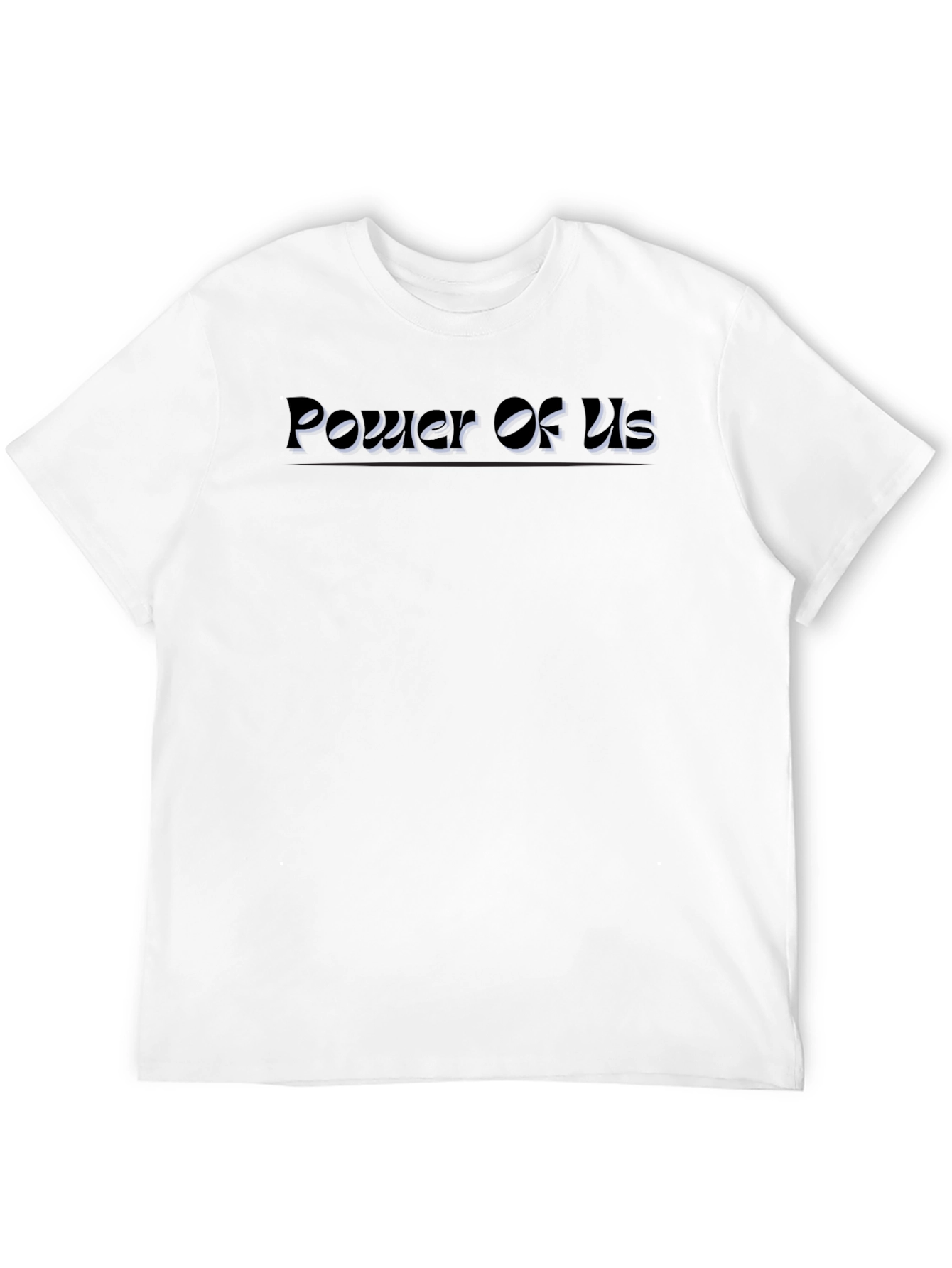 Power Of Us Black Graphic T-Shirt