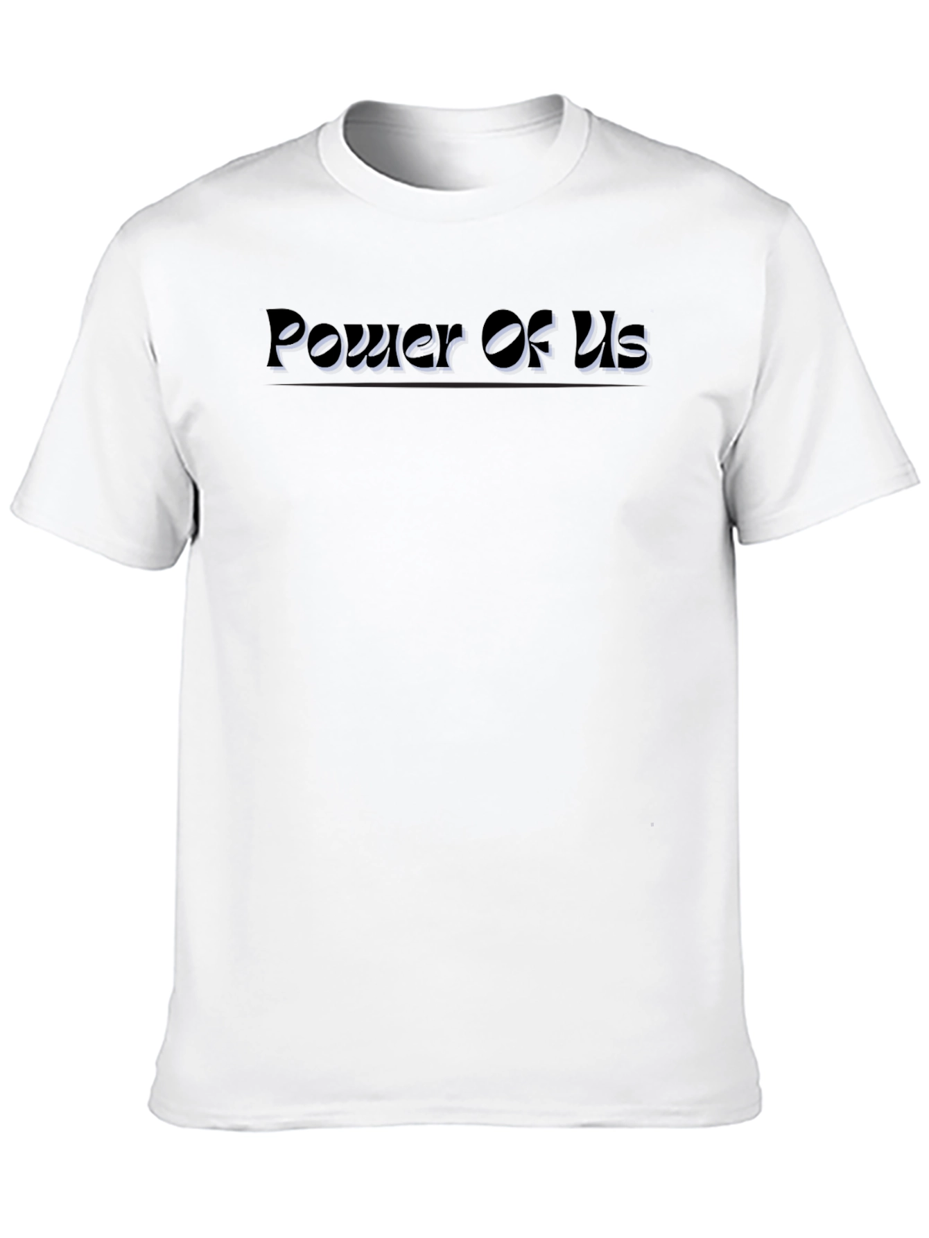 Power Of Us Black Graphic T-Shirt