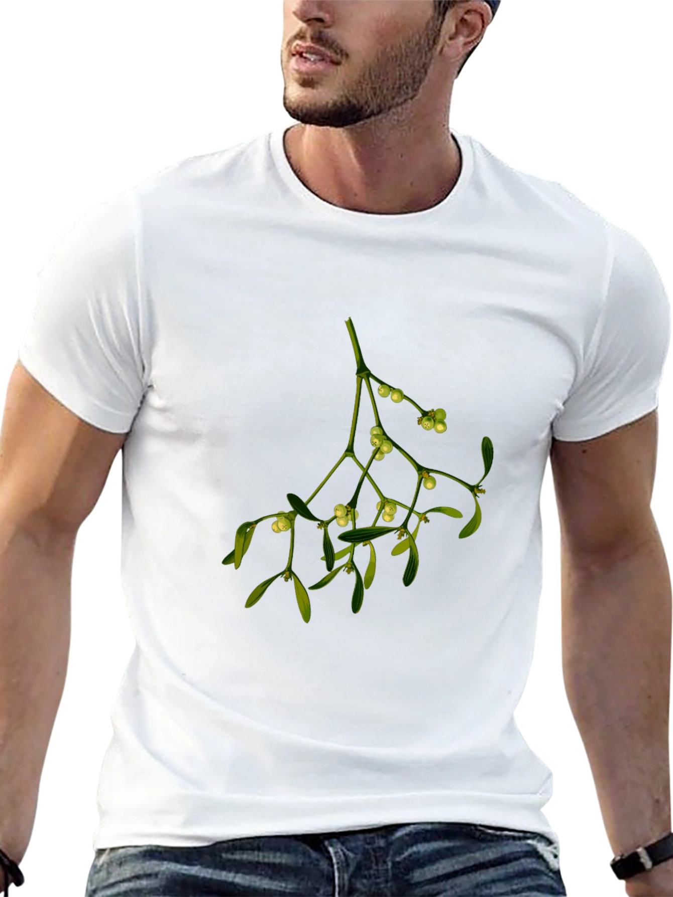 Mistletoe Graphic Tee - Classic Holiday Style