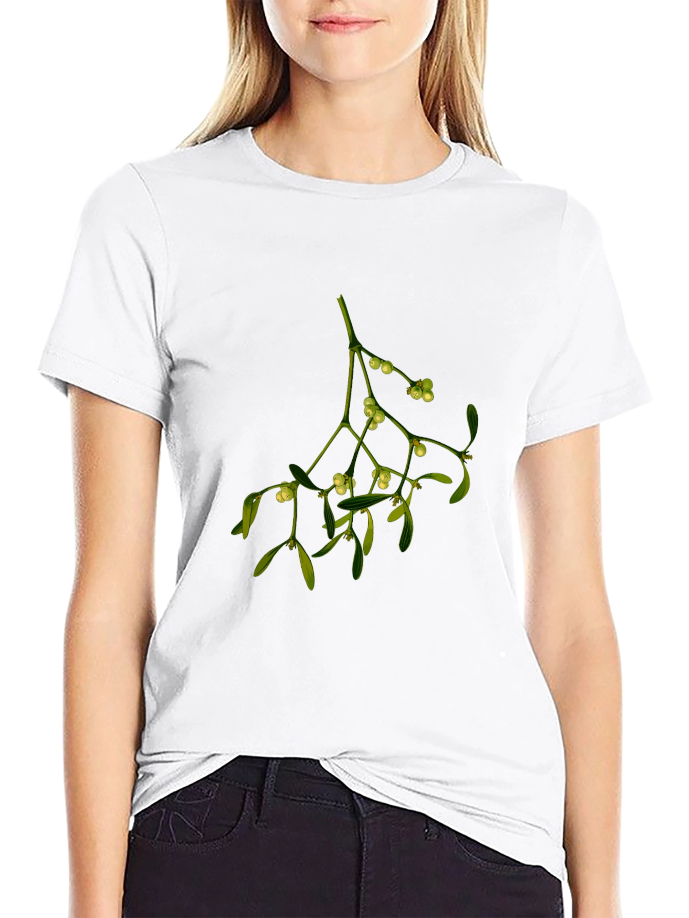 Mistletoe Graphic Tee - Classic Holiday Style