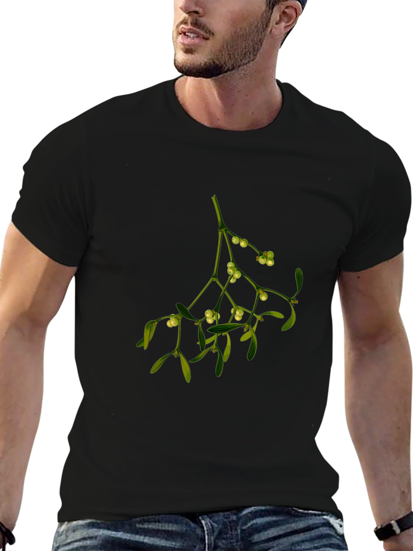 Mistletoe Graphic Tee - Classic Holiday Style