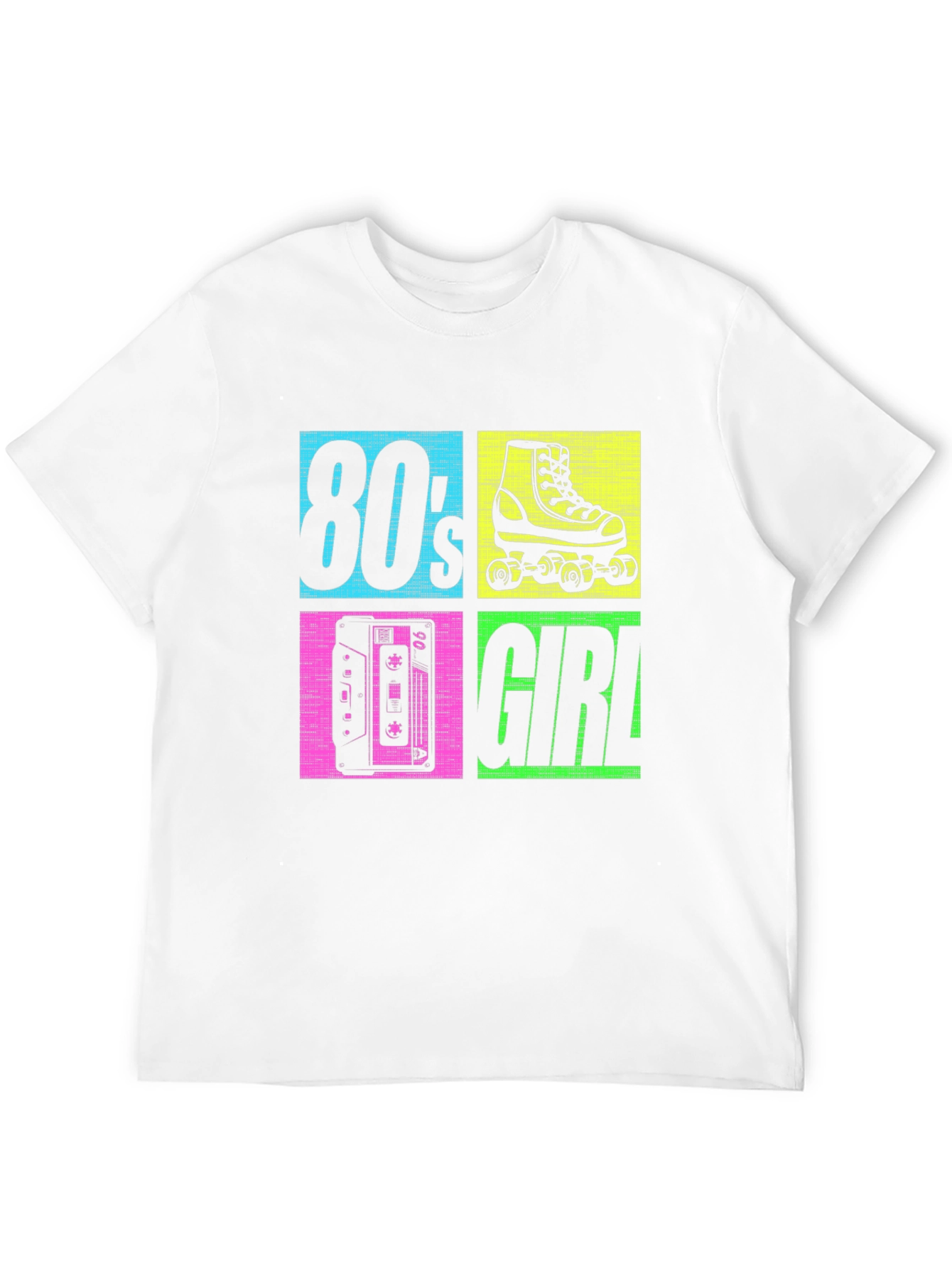 80s Girl Graphic T-Shirt - Retro Style!