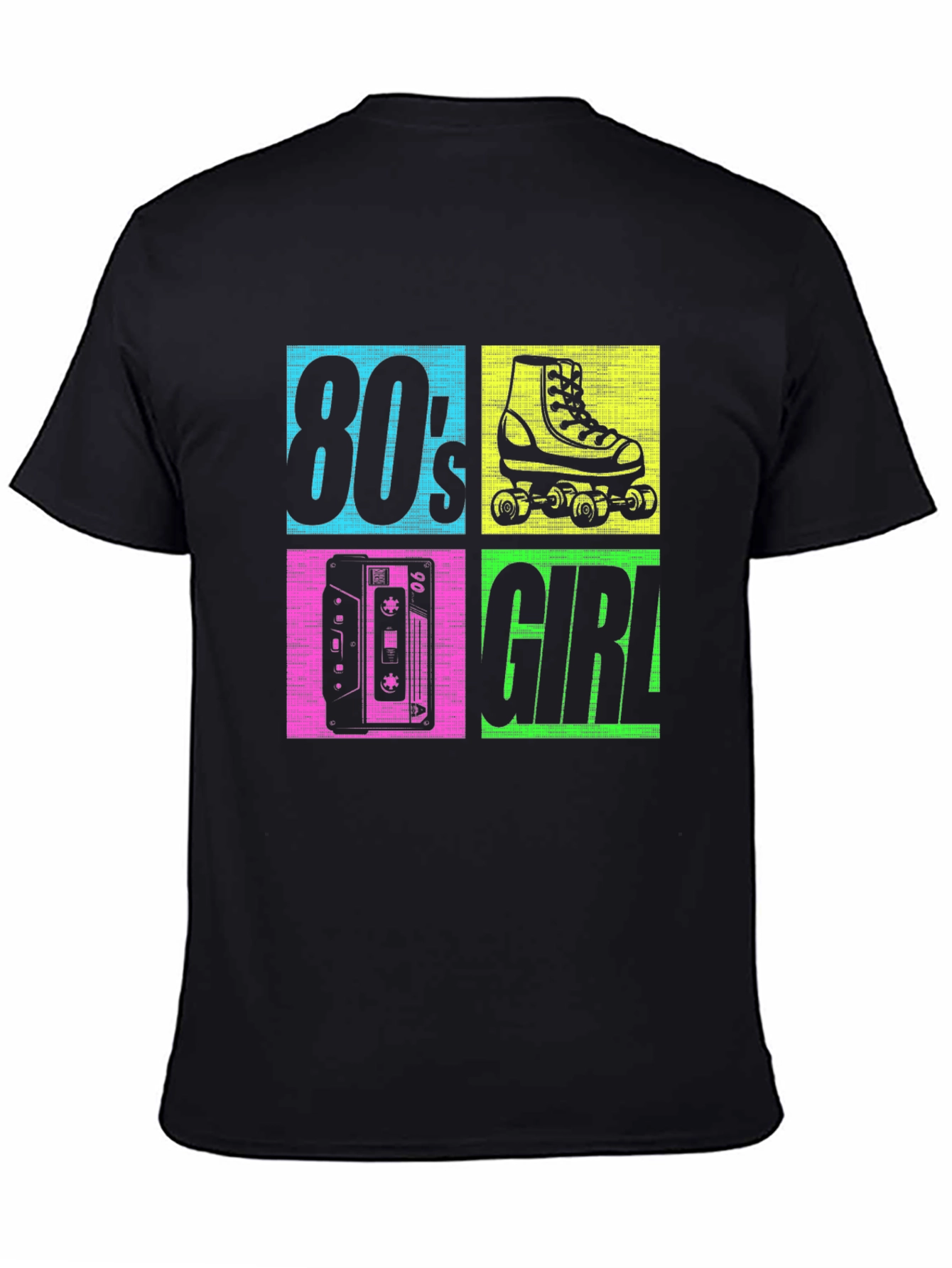 80s Girl Graphic T-Shirt - Retro Style!