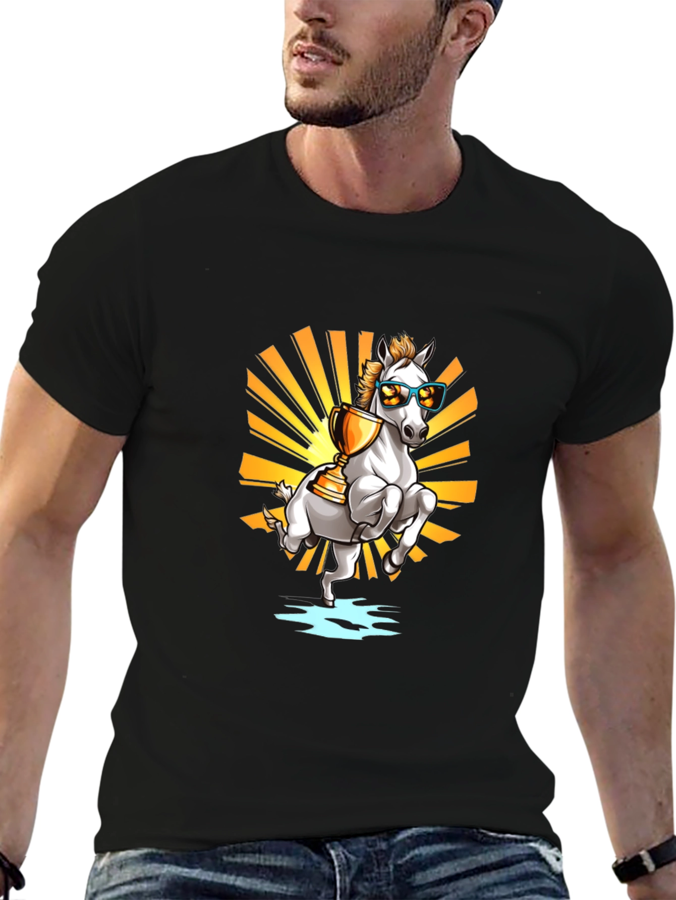 Cool Horse Champion Graphic T-Shirt