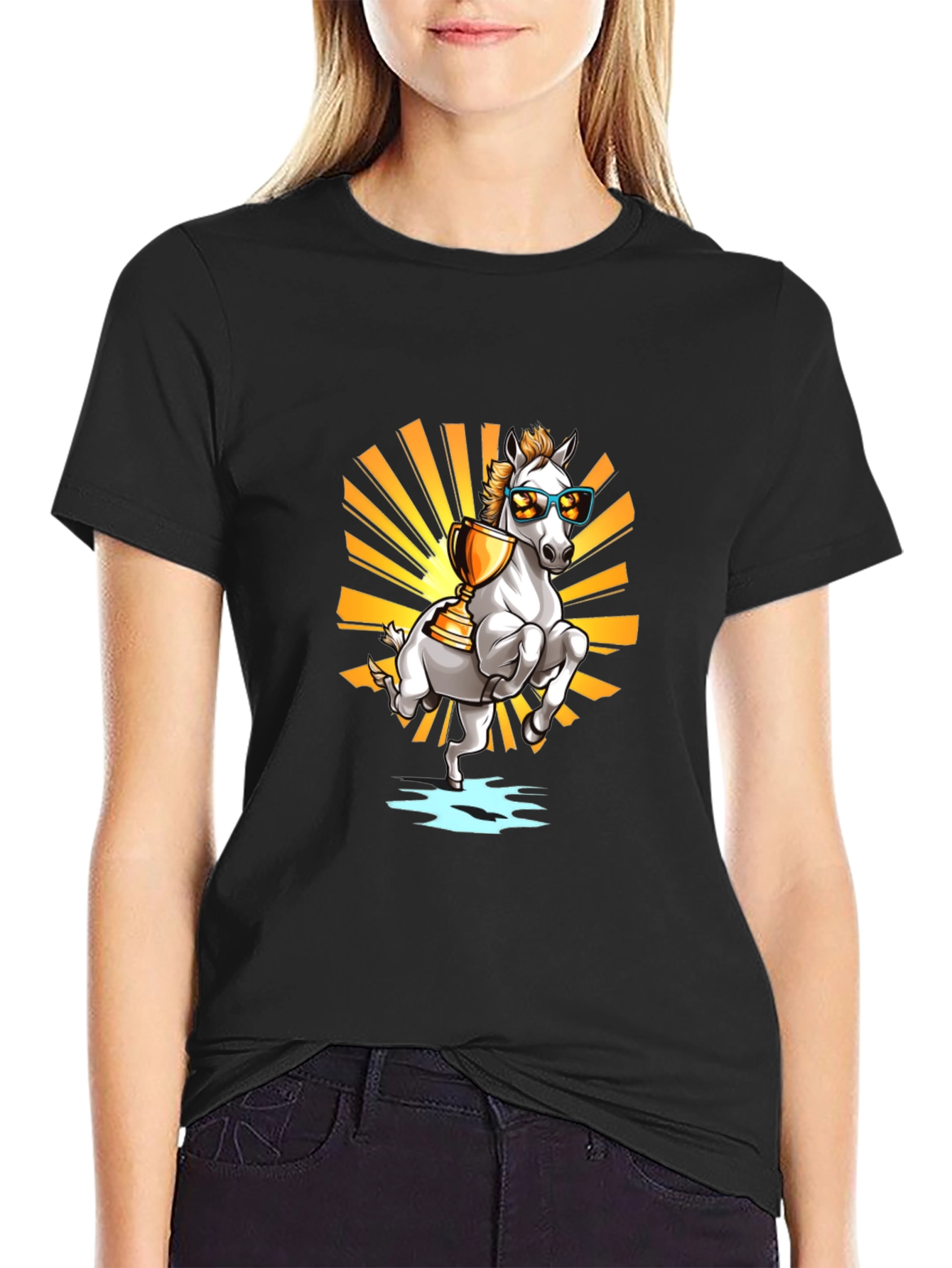 Cool Horse Champion Graphic T-Shirt