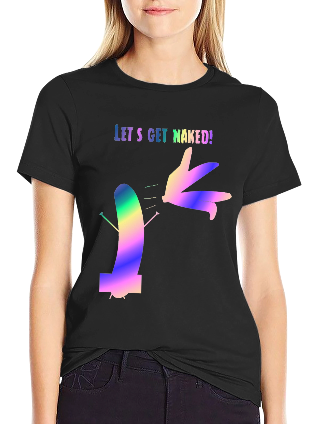 Lets Get Naked Graphic Tee