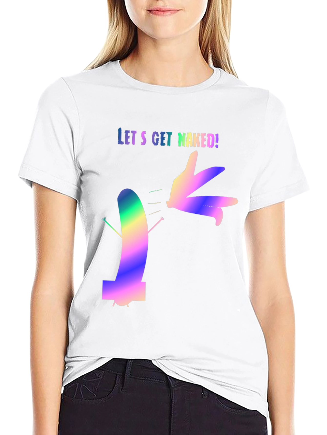 Lets Get Naked Graphic Tee