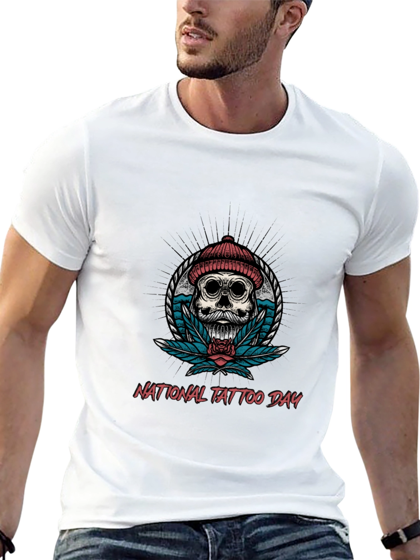 National Tattoo Day Graphic T-Shirt