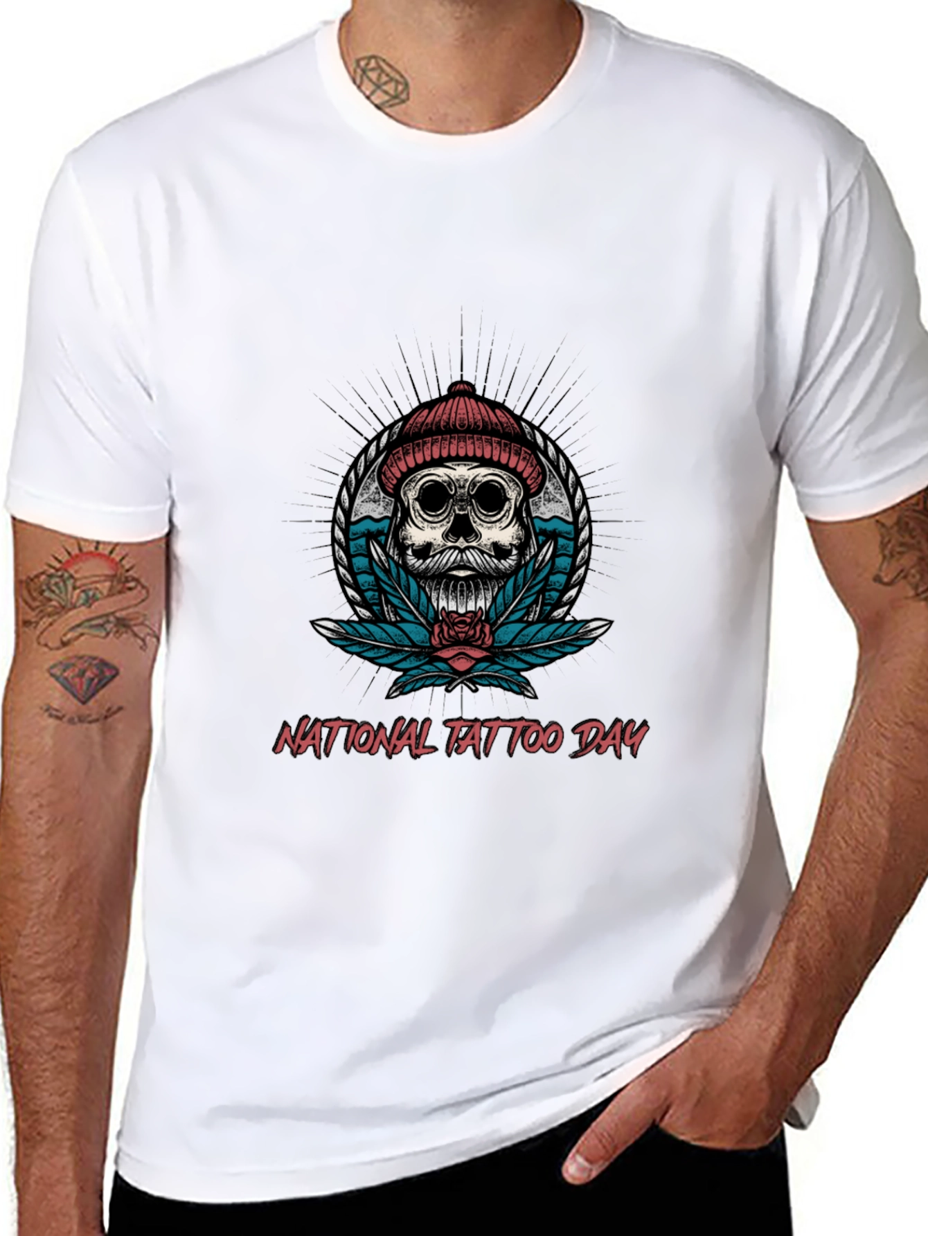 National Tattoo Day Graphic T-Shirt