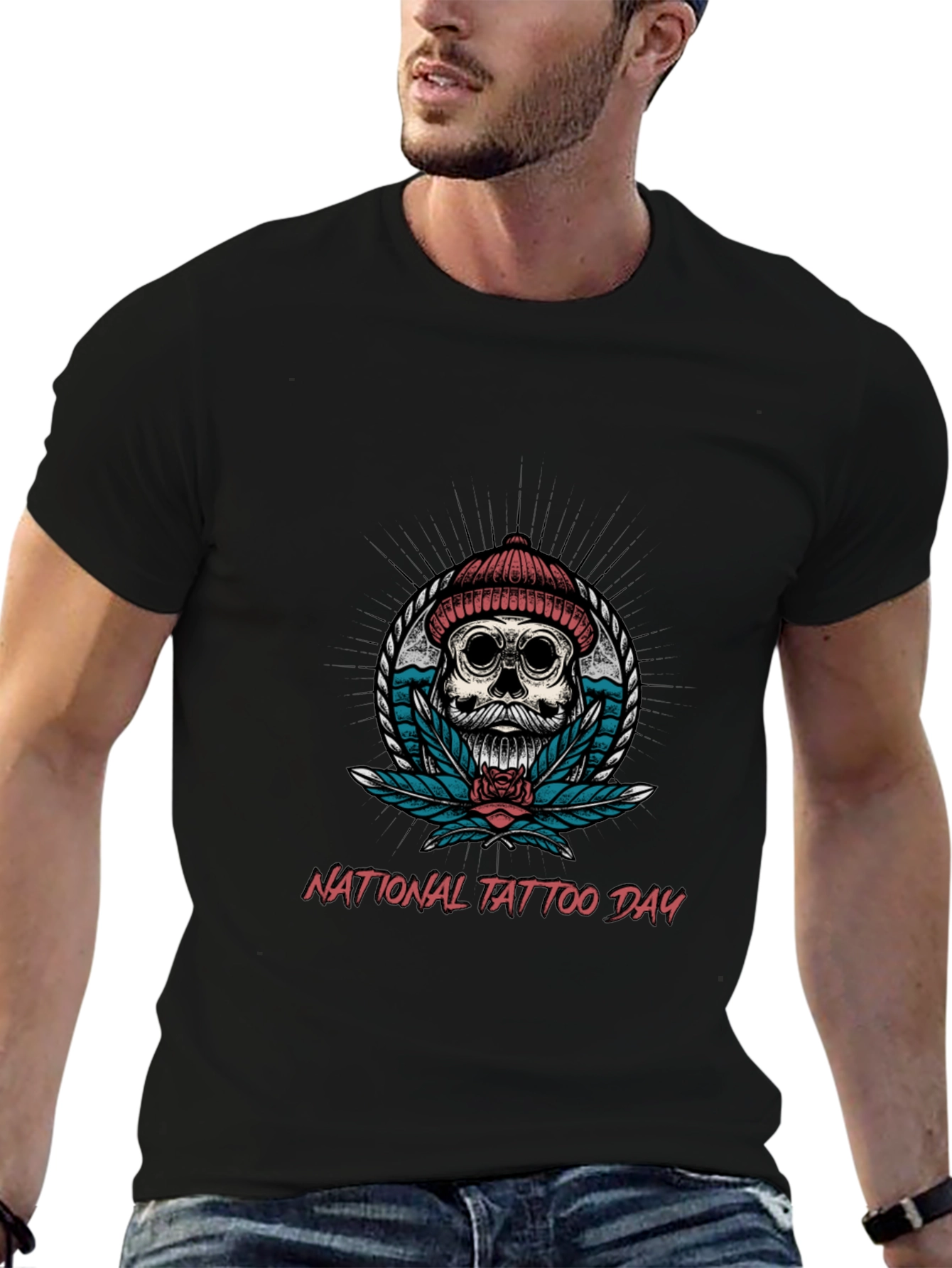National Tattoo Day Graphic T-Shirt