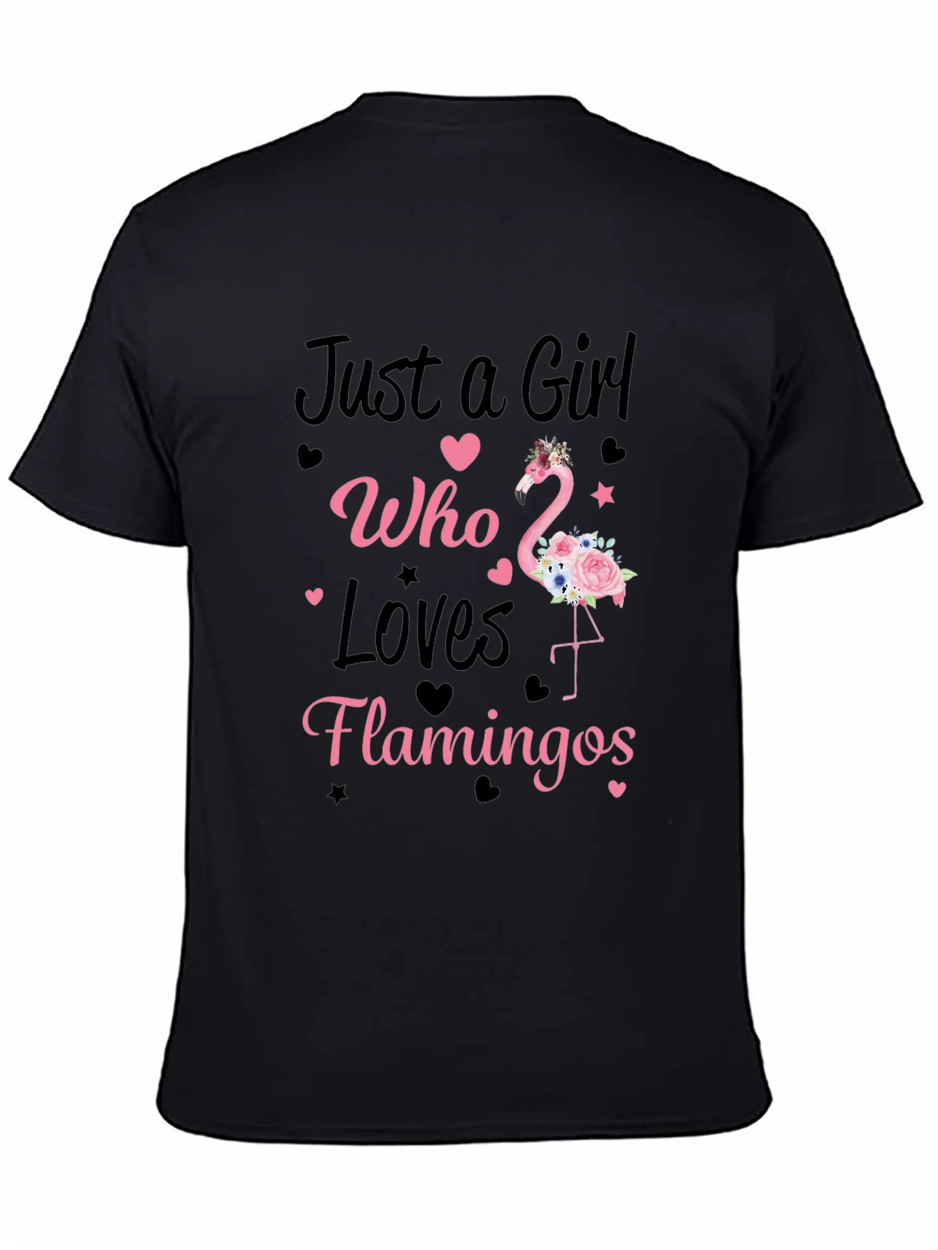 Girl Who Loves Flamingos T-Shirt