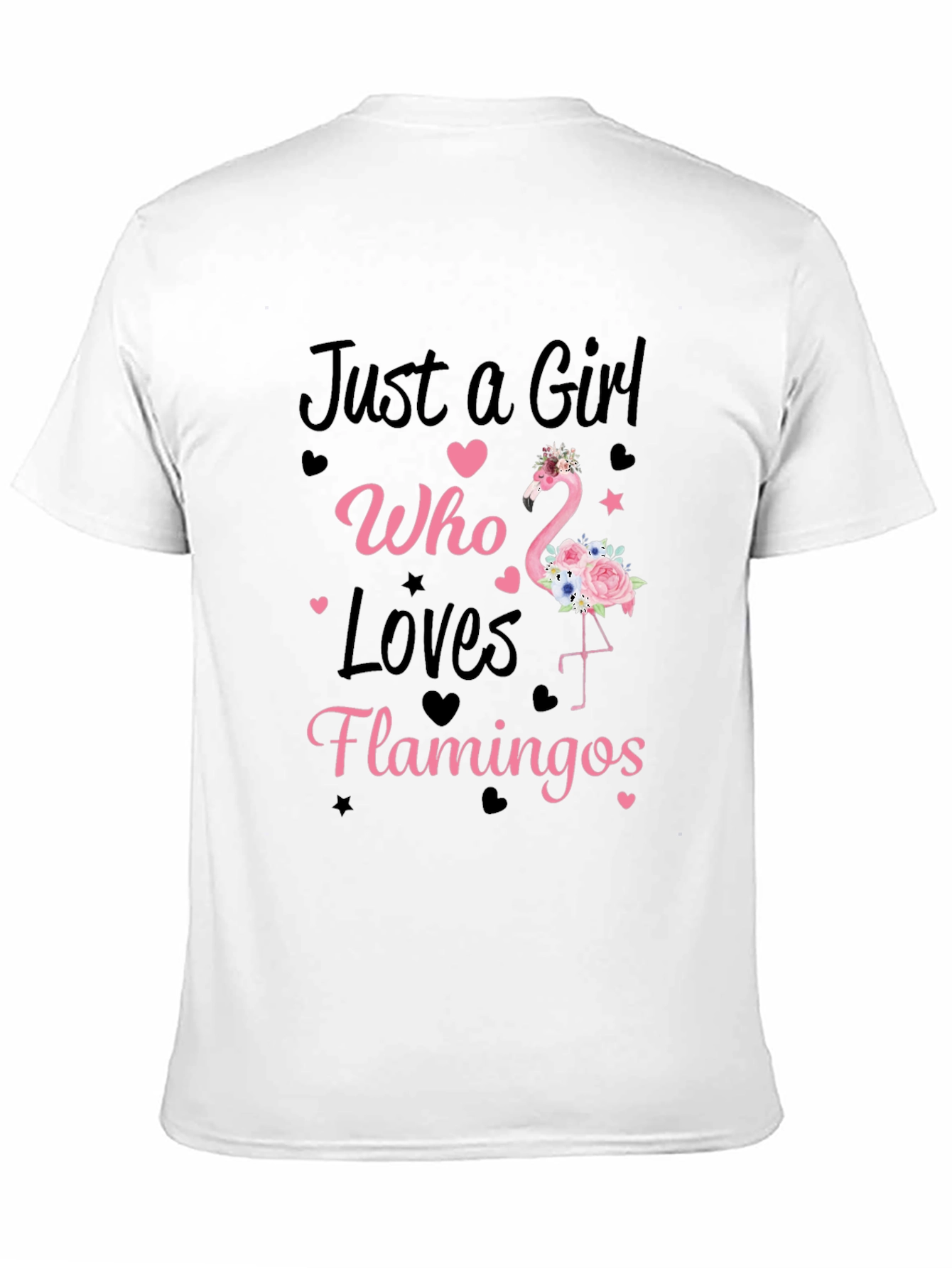 Girl Who Loves Flamingos T-Shirt