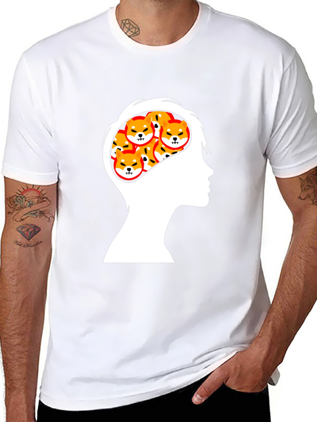 Shiba Inu Mind T-Shirt - Crypto Meme Tee