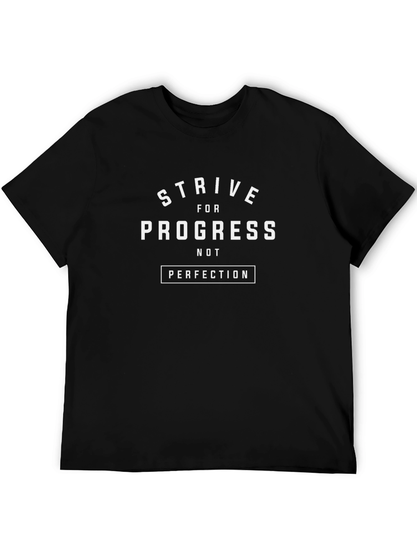 Strive for Progress Graphic Tee - Black