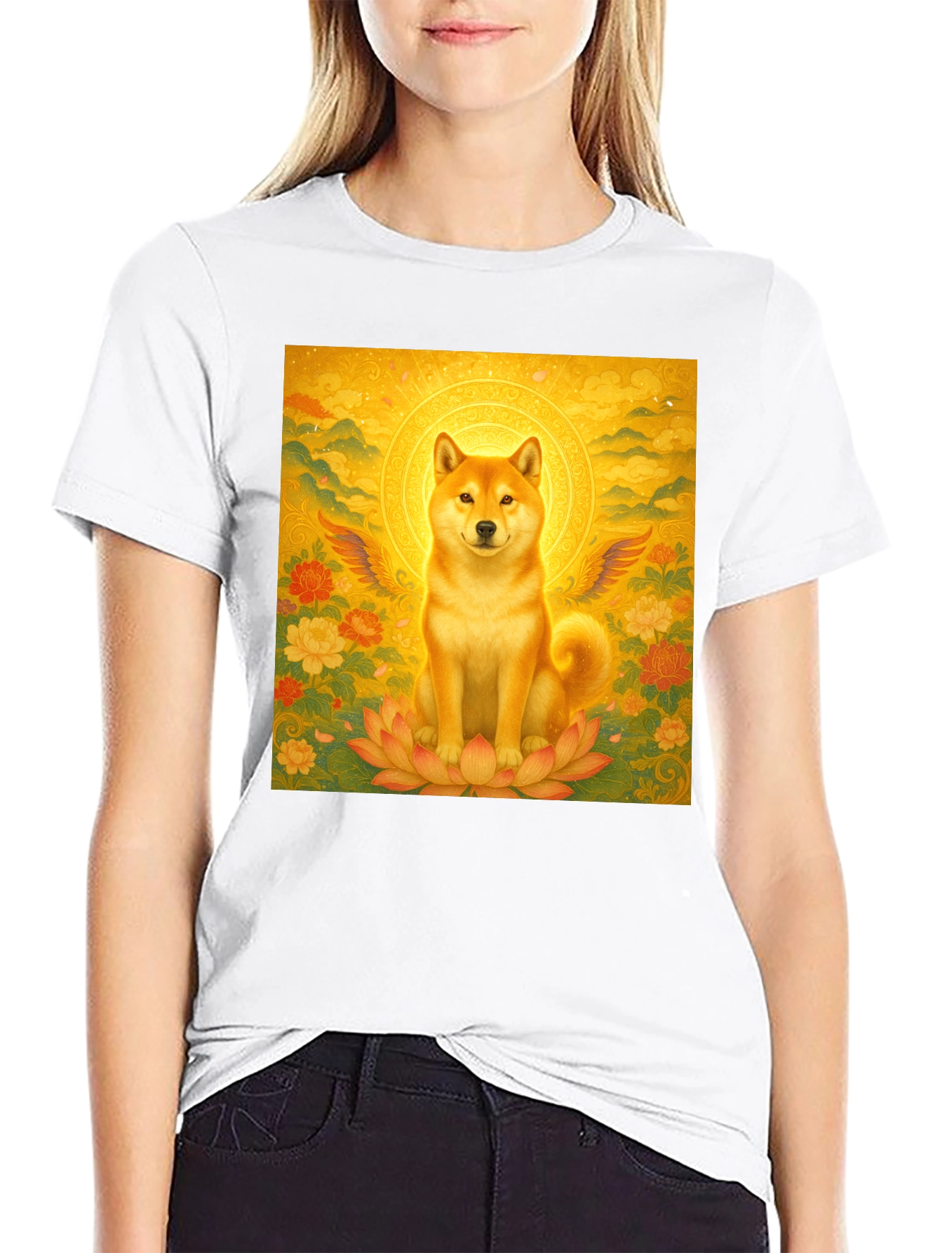 Shiba Inu Buddha T-Shirt