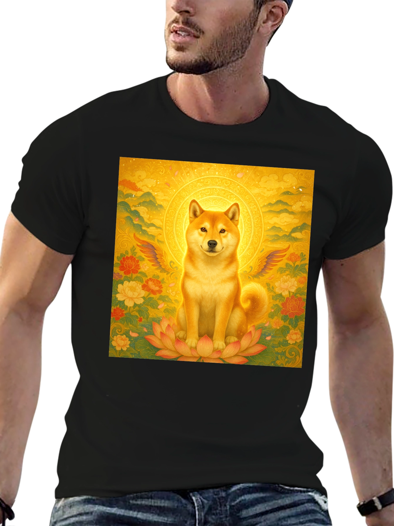 Shiba Inu Buddha T-Shirt