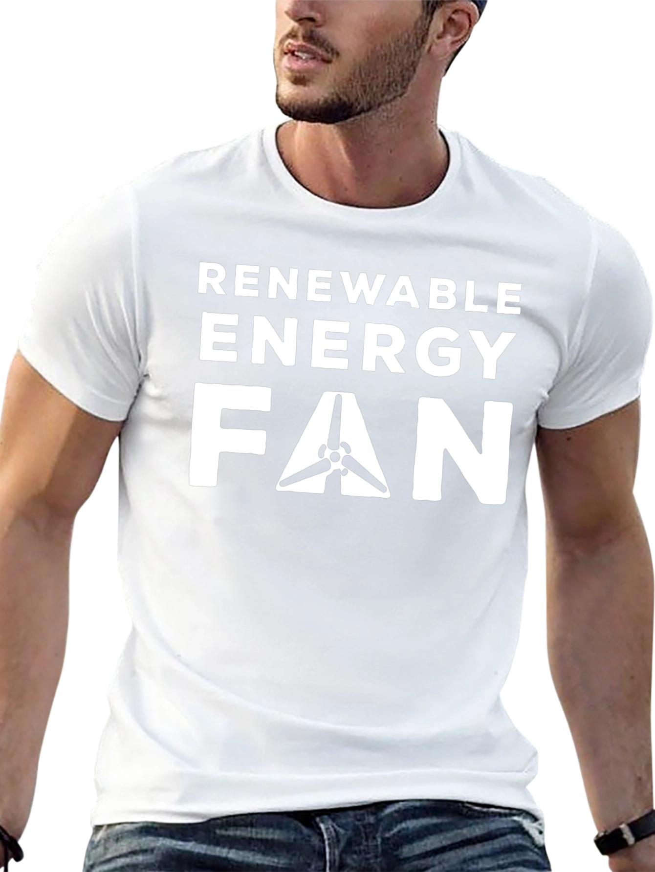 Renewable Energy Fan Black T-Shirt