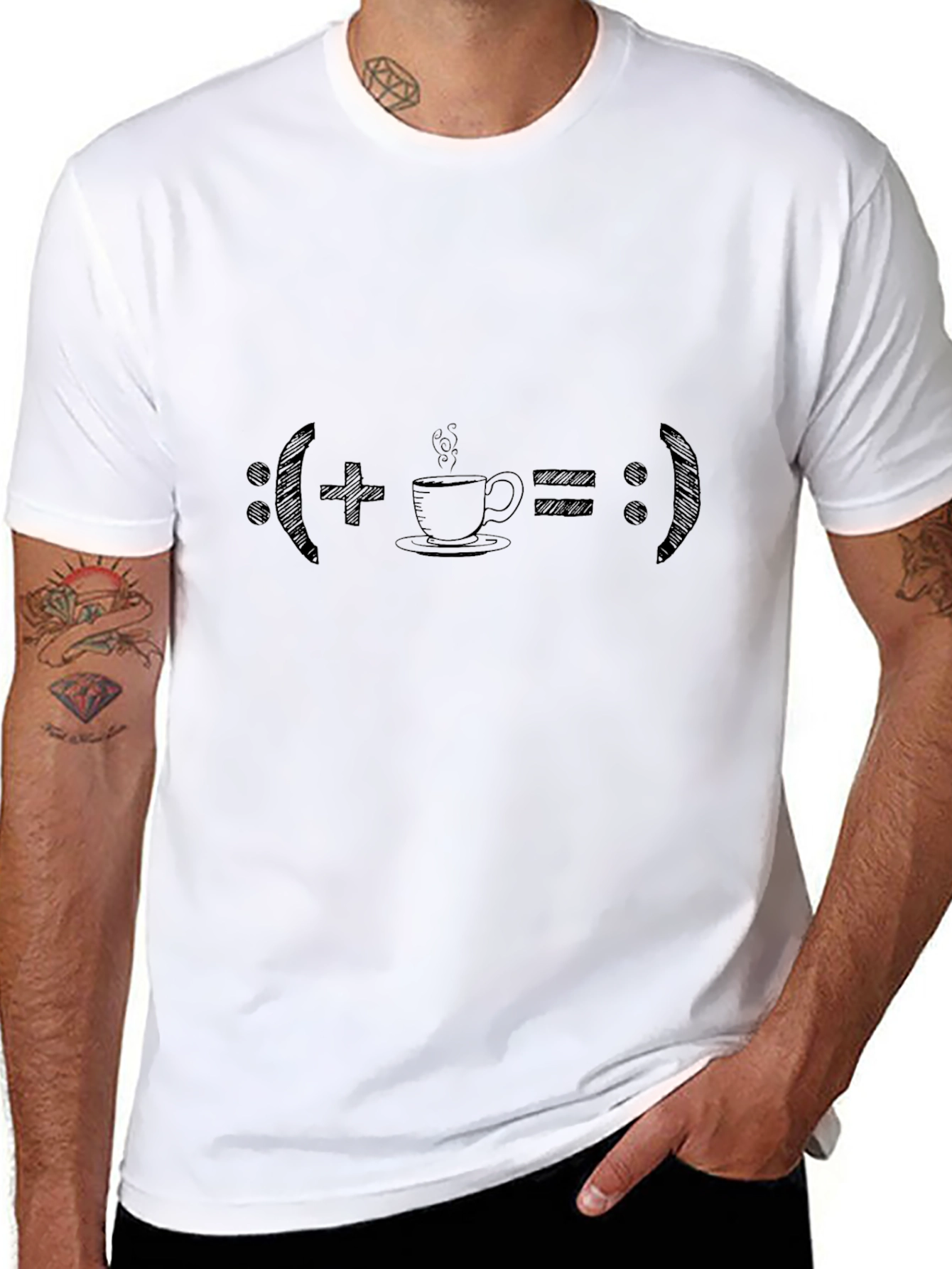 Coffee Equation T-Shirt: Happy Start