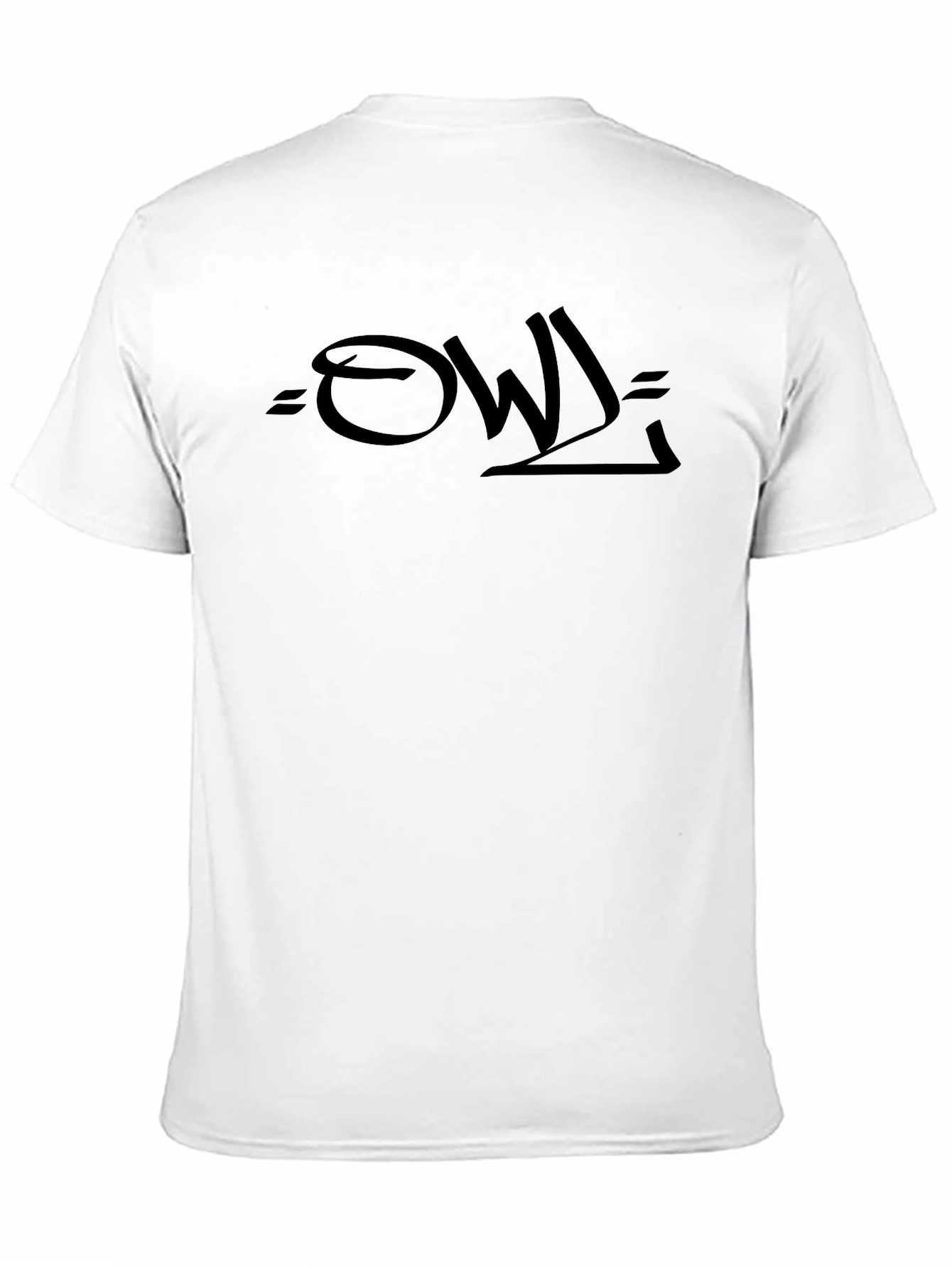 Black OWL Graphic Tee - Mens Short Sleeve