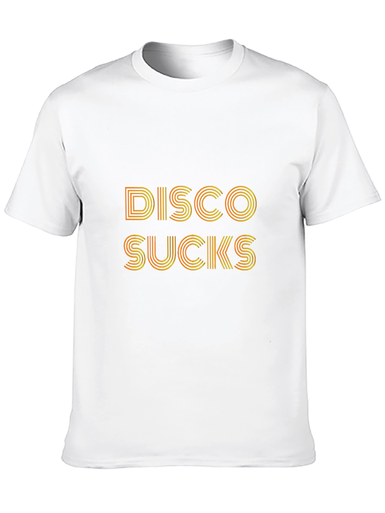 Disco Sucks Retro Graphic Tee - Black T-Shirt