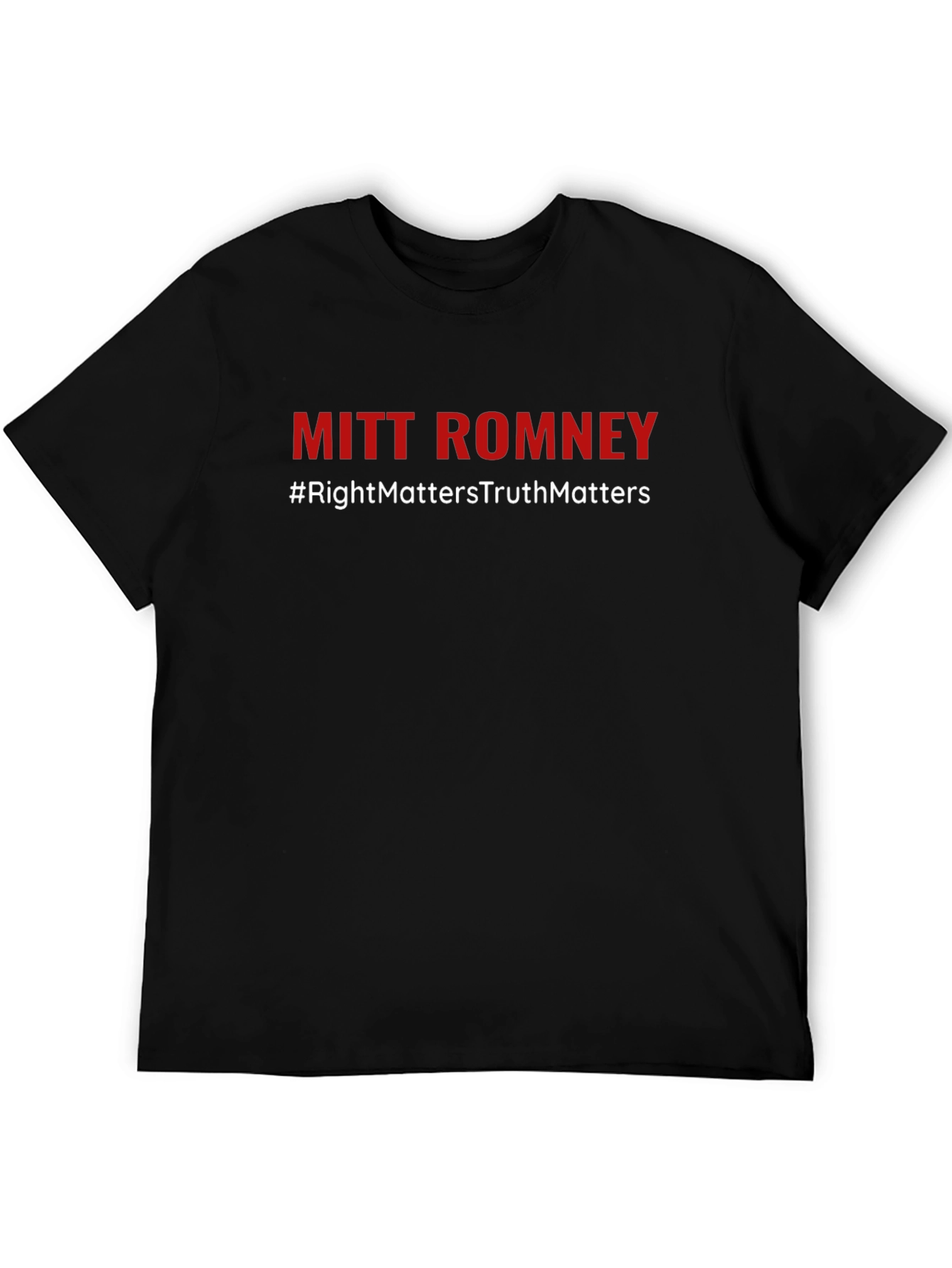 Mitt Romney #RightMattersTruthMatters Graphic Tee