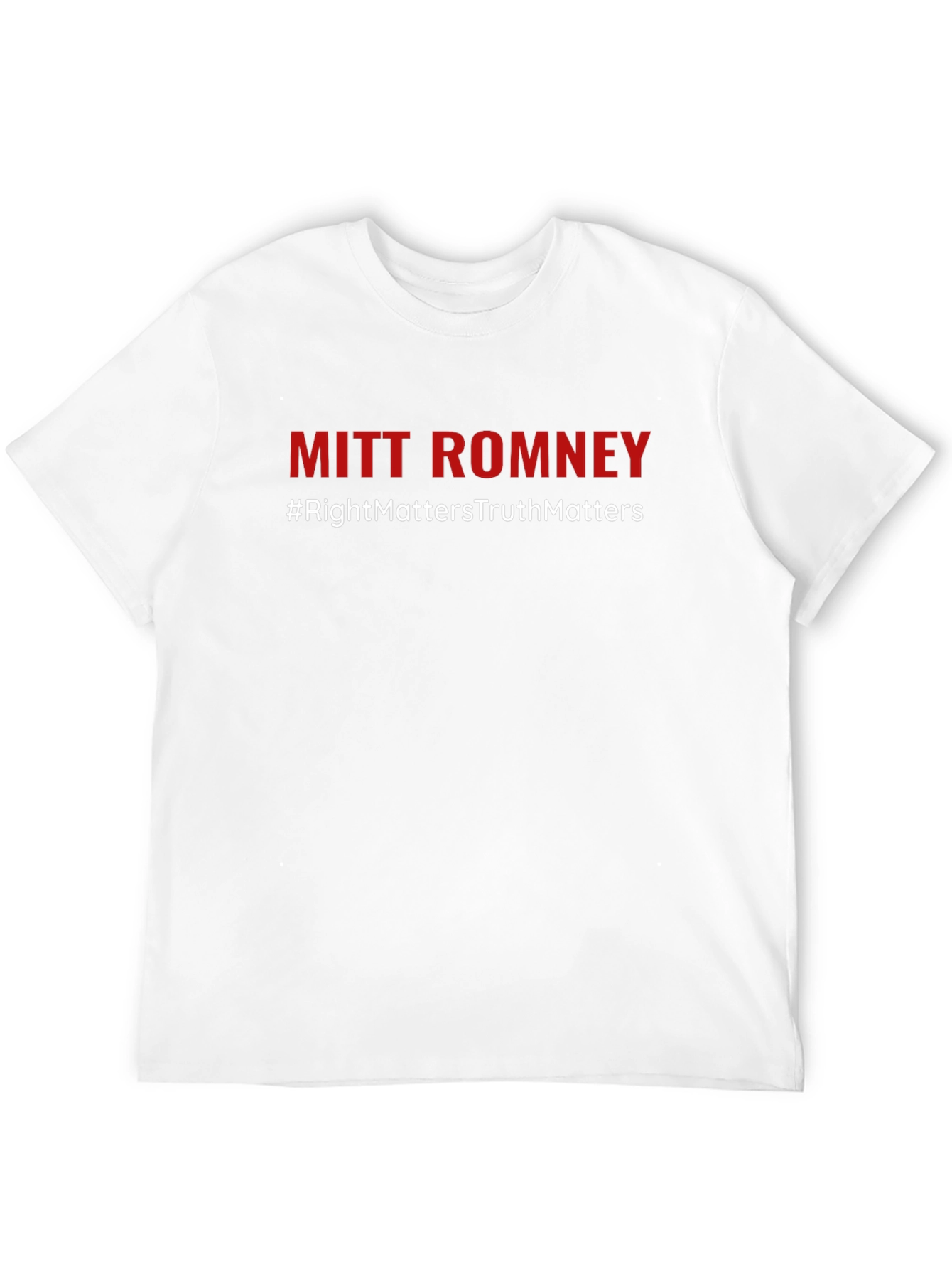 Mitt Romney #RightMattersTruthMatters Graphic Tee