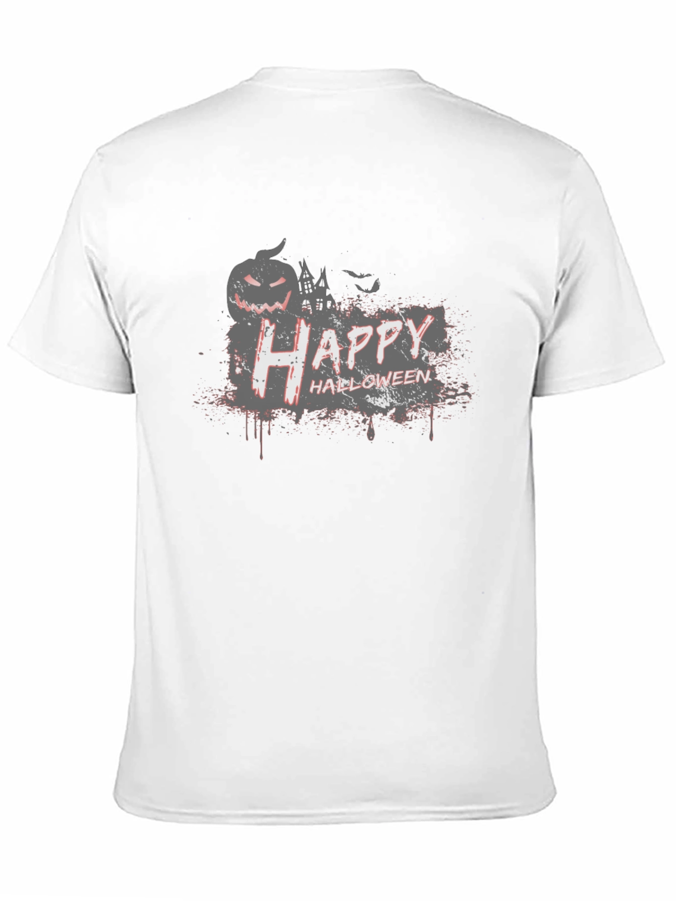 Spooky Happy Halloween Black Graphic Tee