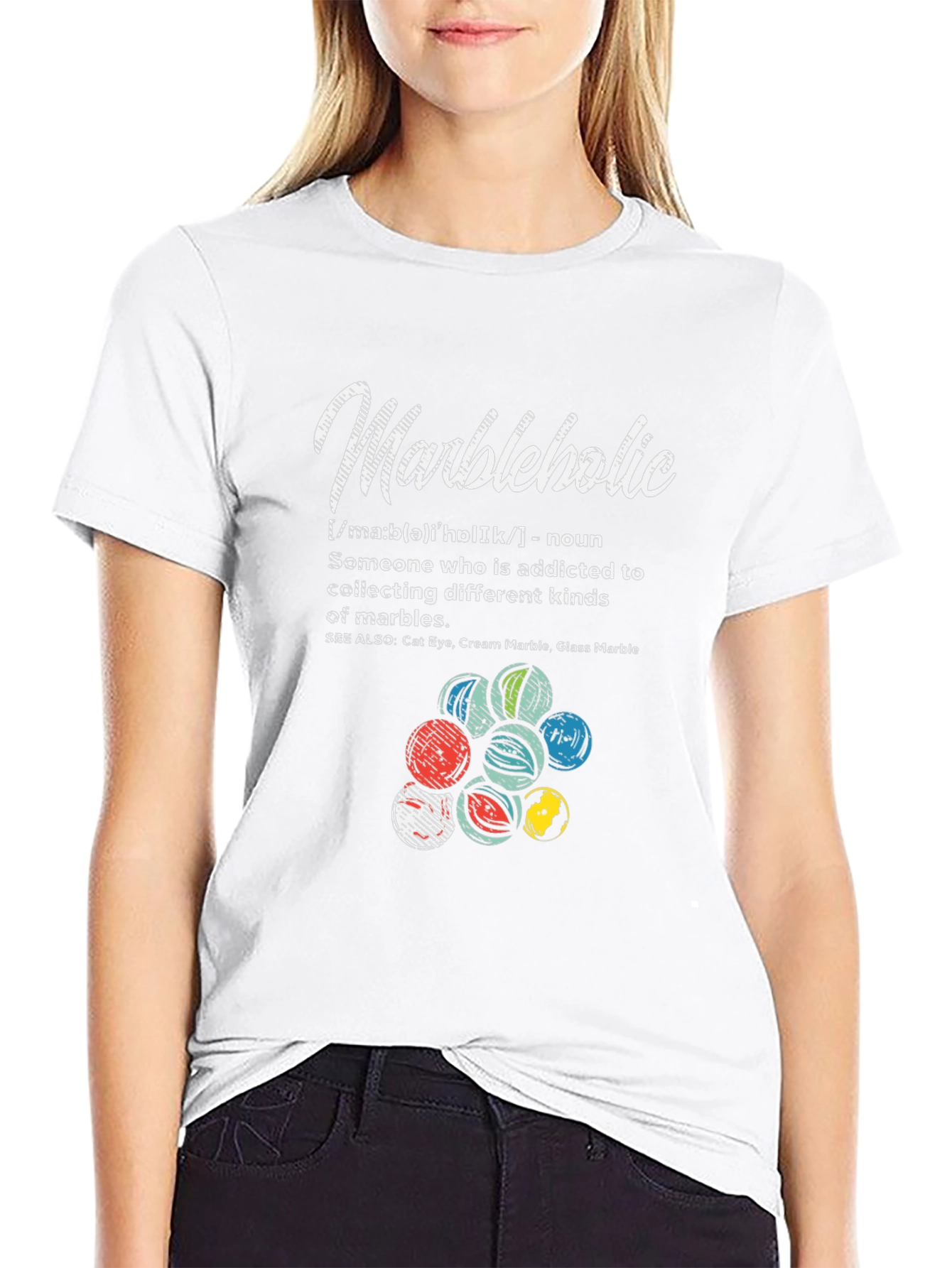Marbleholic T-Shirt - Marble Collector Gift