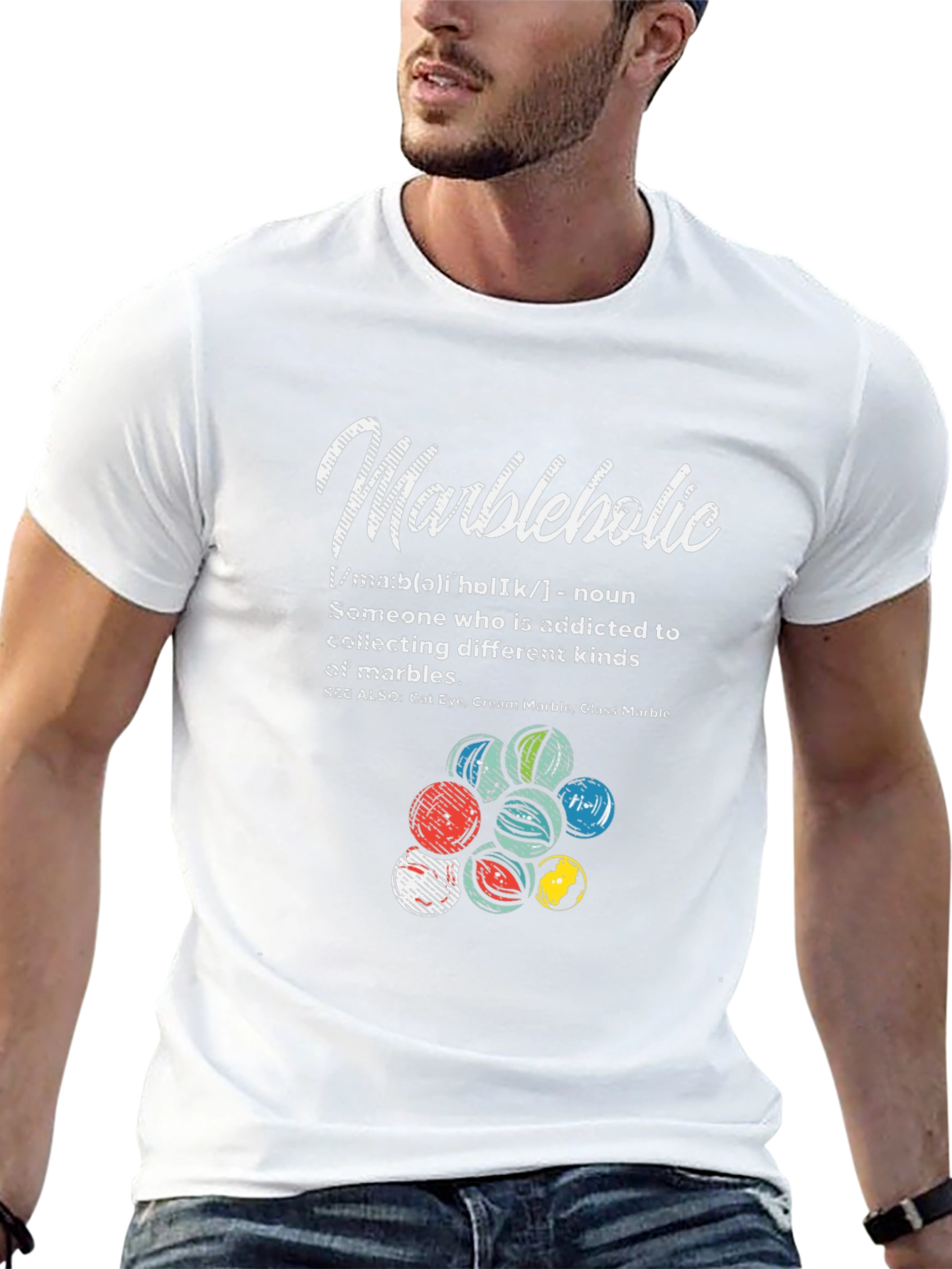 Marbleholic T-Shirt - Marble Collector Gift