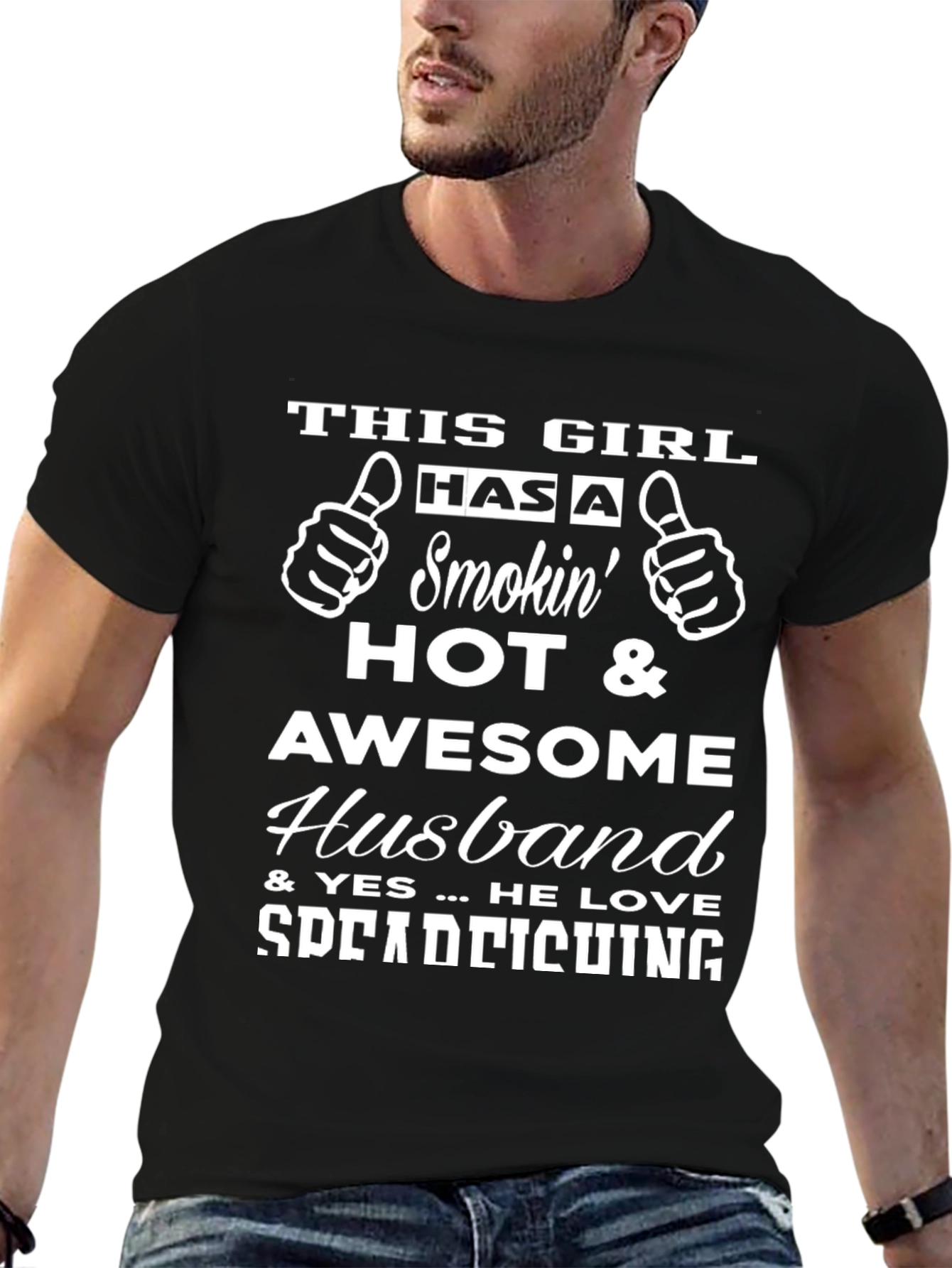 Funny Awesome Husband Graphic T-Shirt