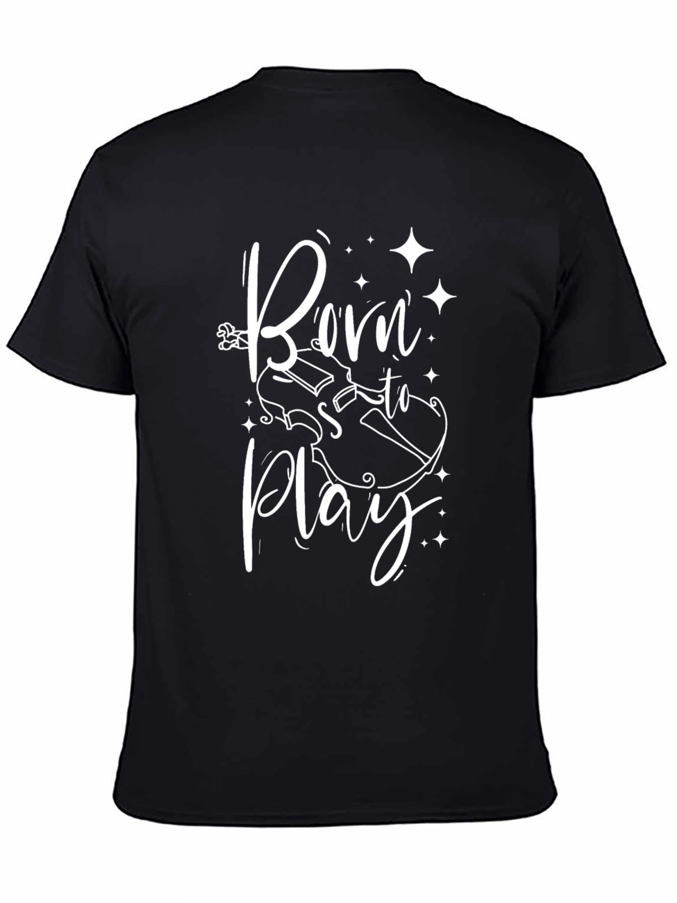 Born To Play Graphic Tee - Musician T-Shirt