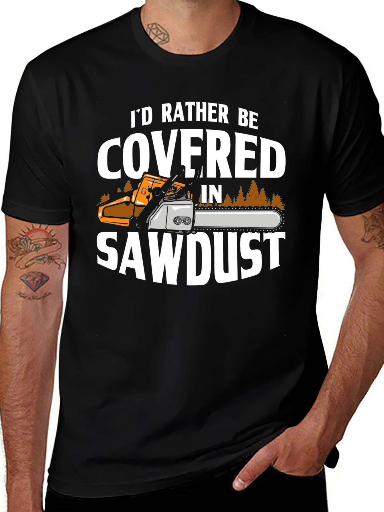 Sawdust Lumberjack Graphic Tee
