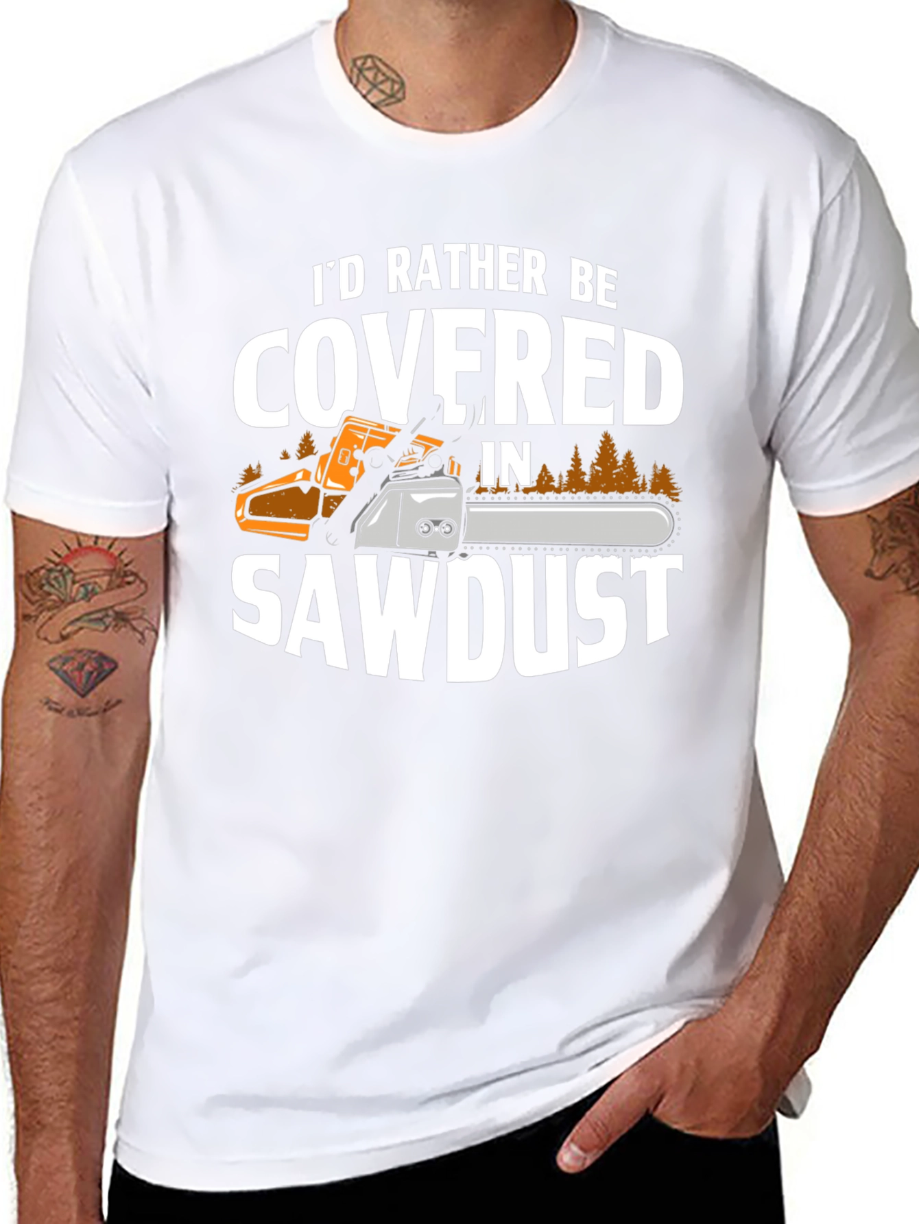 Sawdust Lumberjack Graphic Tee