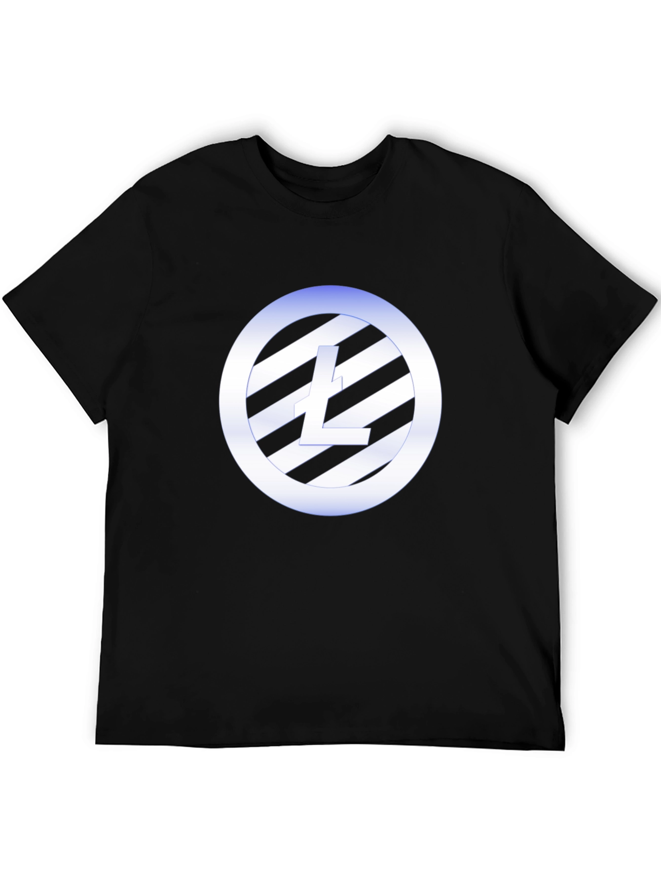 Litecoin Logo Black T-Shirt Crypto Fan Tee