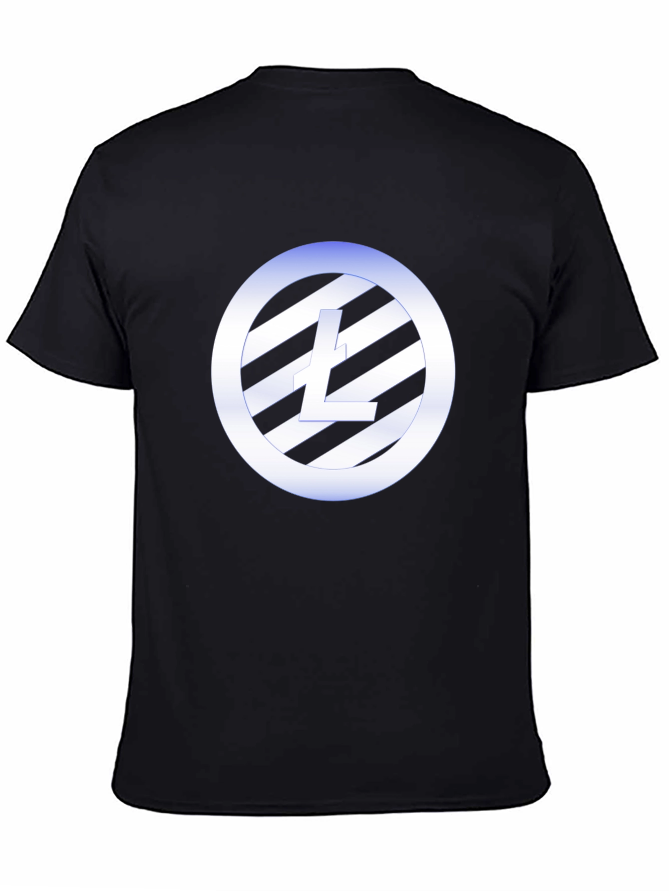 Litecoin Logo Black T-Shirt Crypto Fan Tee