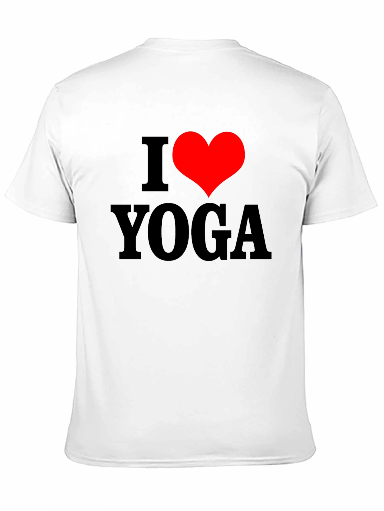 I Heart Yoga Black T-Shirt