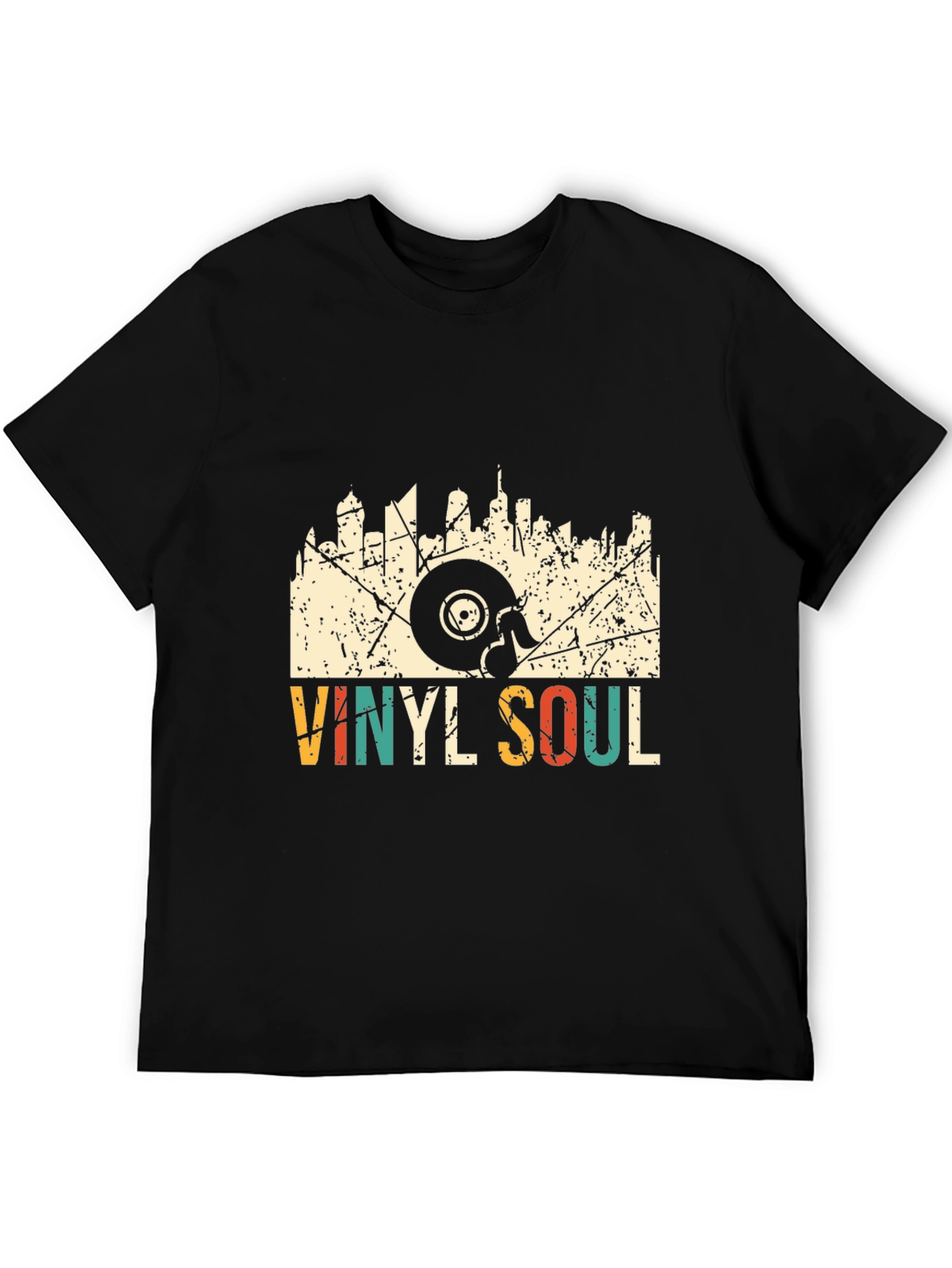 Vinyl Soul Retro Graphic T-Shirt