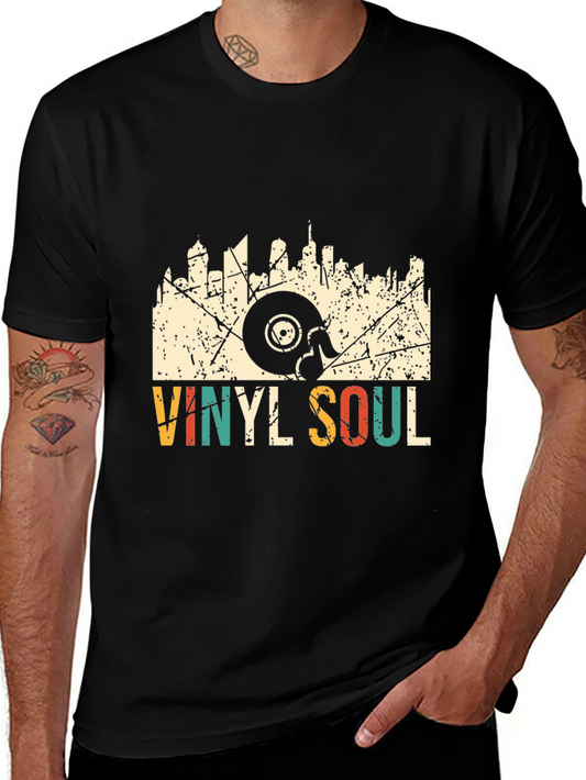 Vinyl Soul Retro Graphic T-Shirt