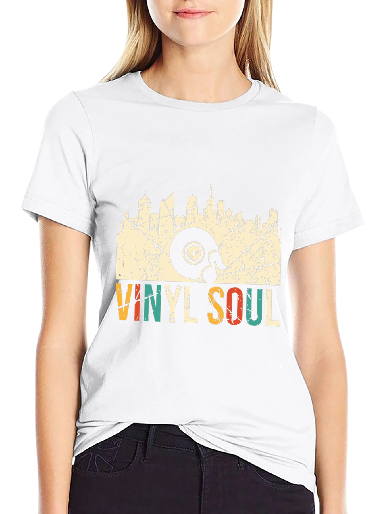 Vinyl Soul Retro Graphic T-Shirt